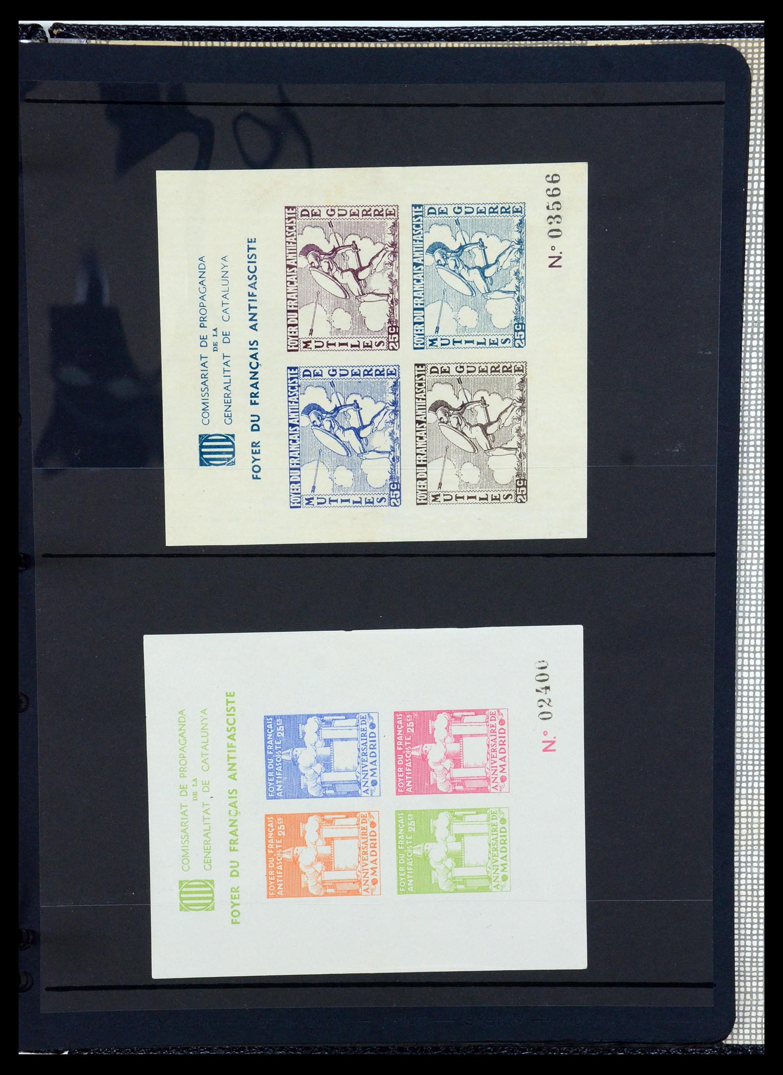 36298 187 - Postzegelverzameling 36298 Spanje lokaal en burgeroorlog 1931-1938.