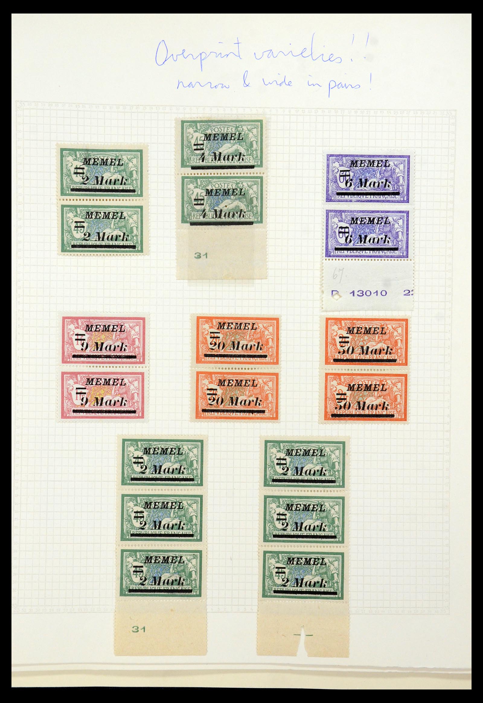 36299 001 - Stamp collection 36299 German territories 1920-1939.