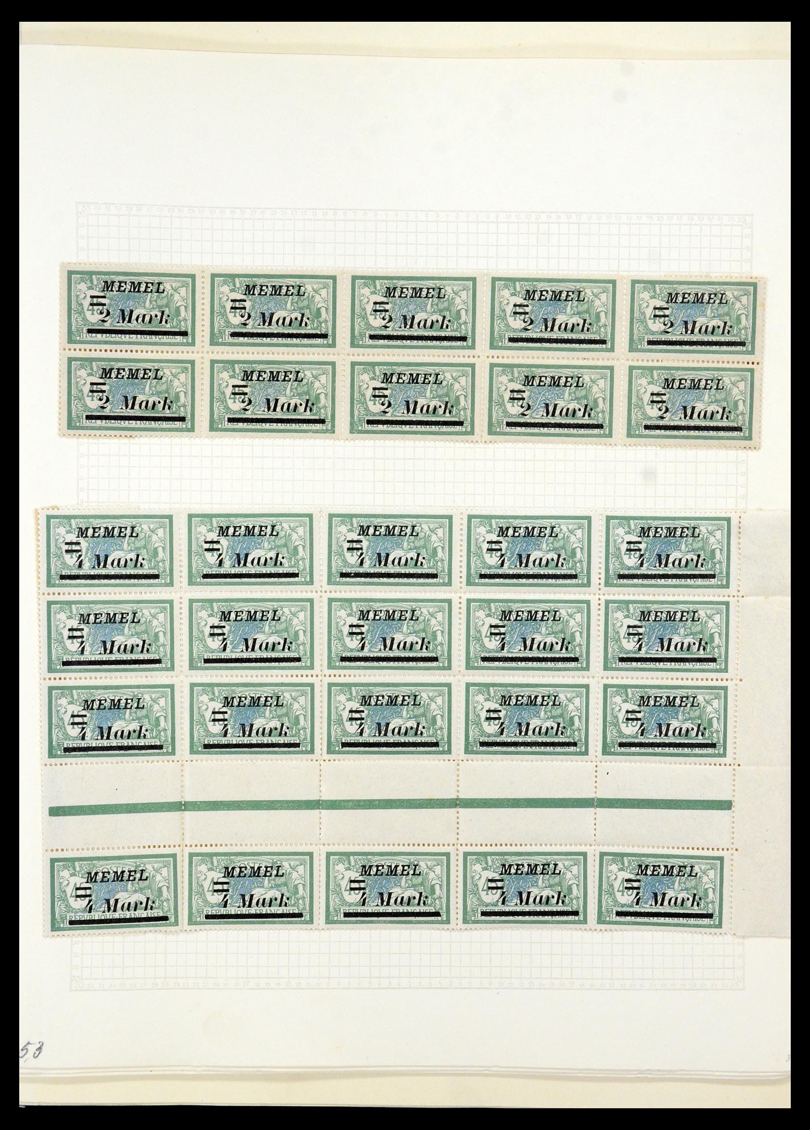 36299 003 - Postzegelverzameling 36299 Duitse gebieden 1920-1939.
