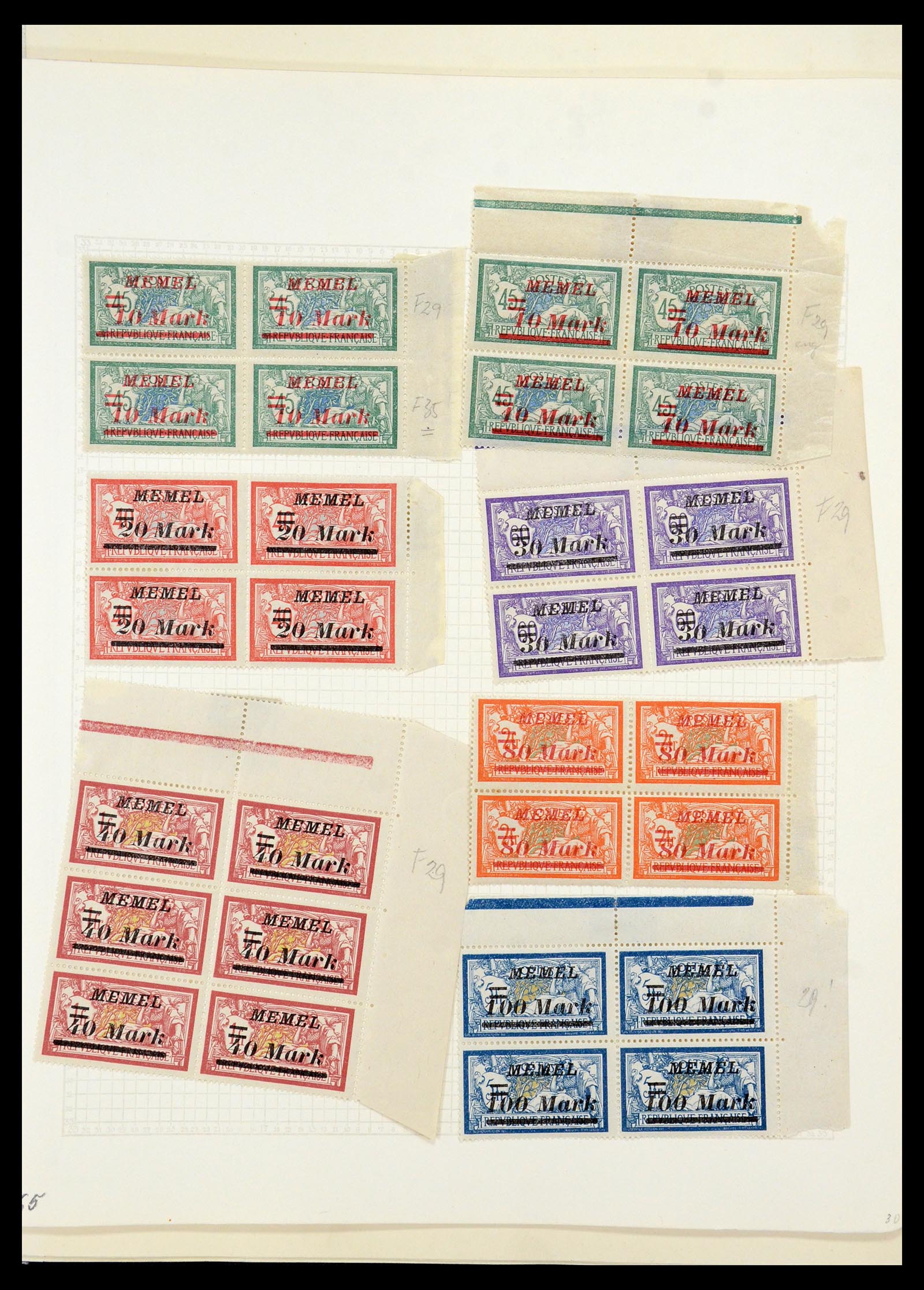 36299 005 - Postzegelverzameling 36299 Duitse gebieden 1920-1939.