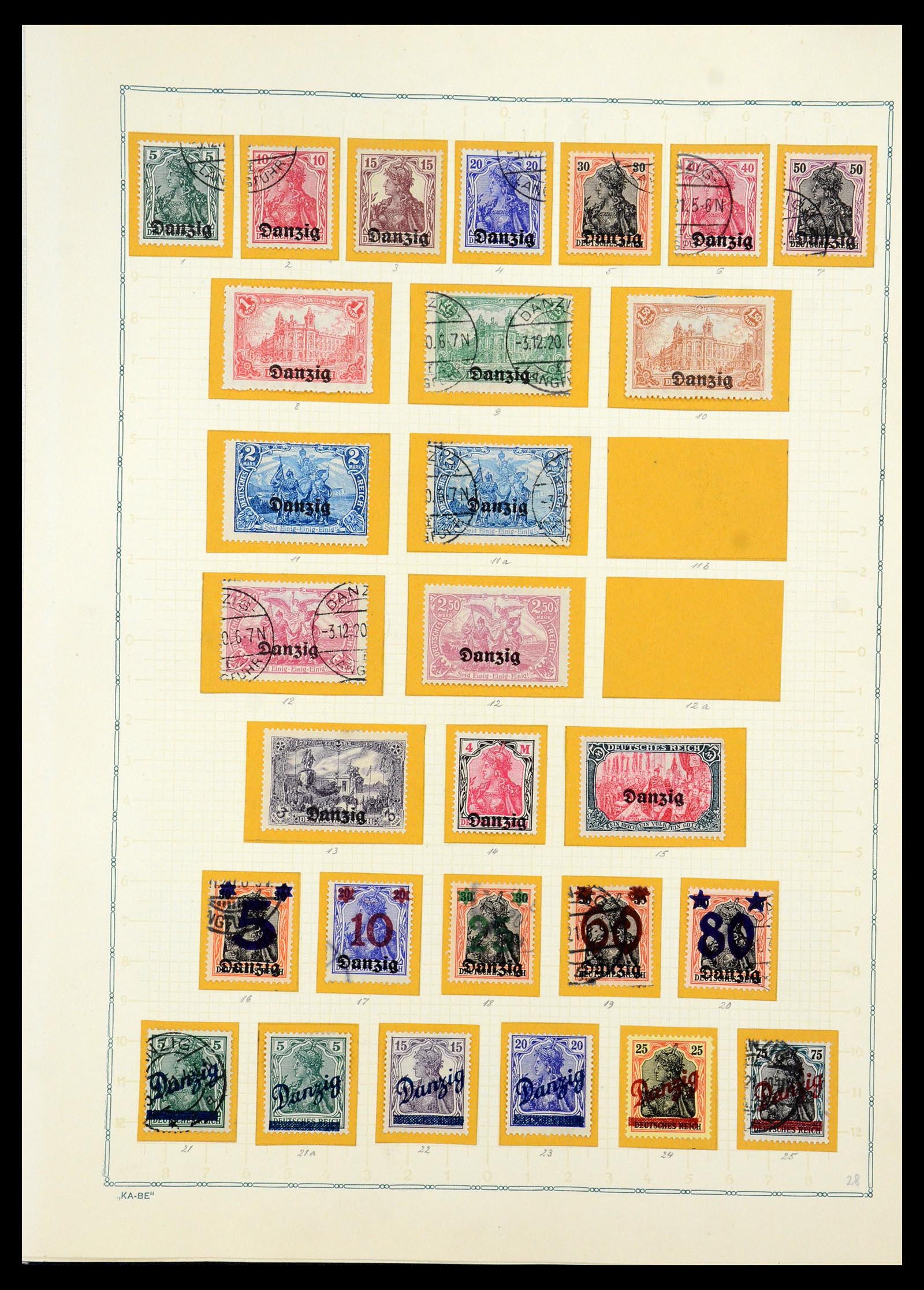 36299 006 - Postzegelverzameling 36299 Duitse gebieden 1920-1939.