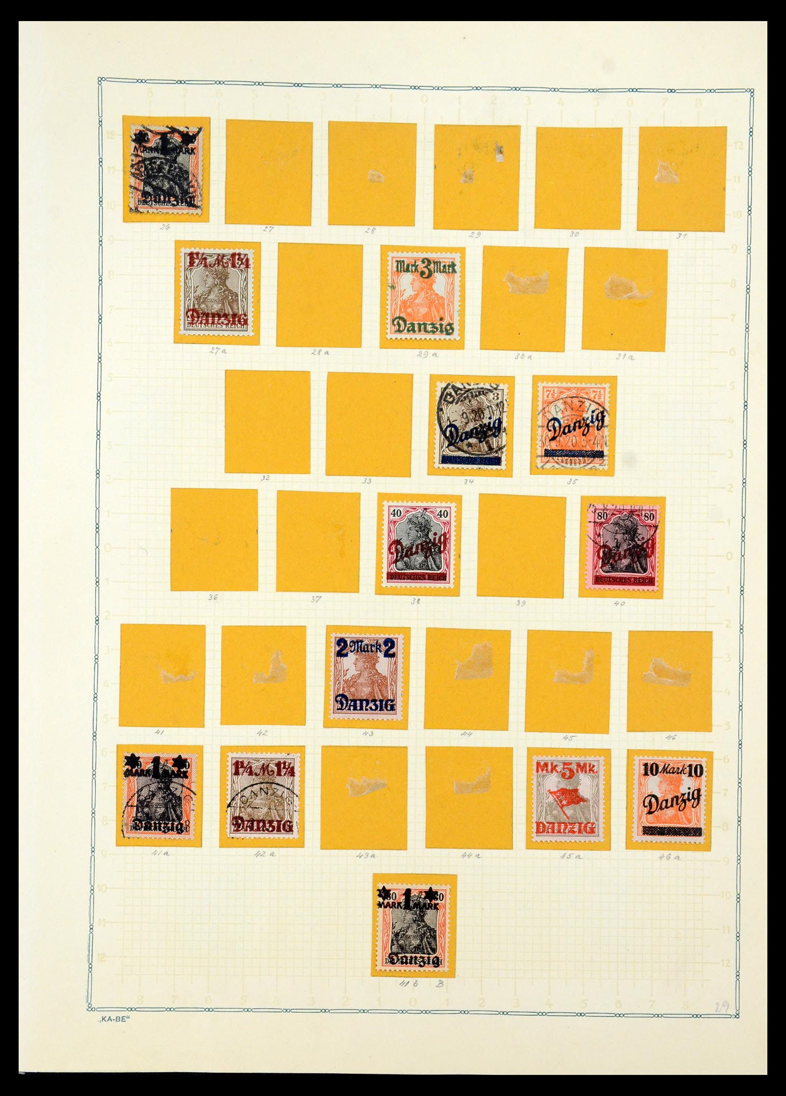 36299 007 - Postzegelverzameling 36299 Duitse gebieden 1920-1939.