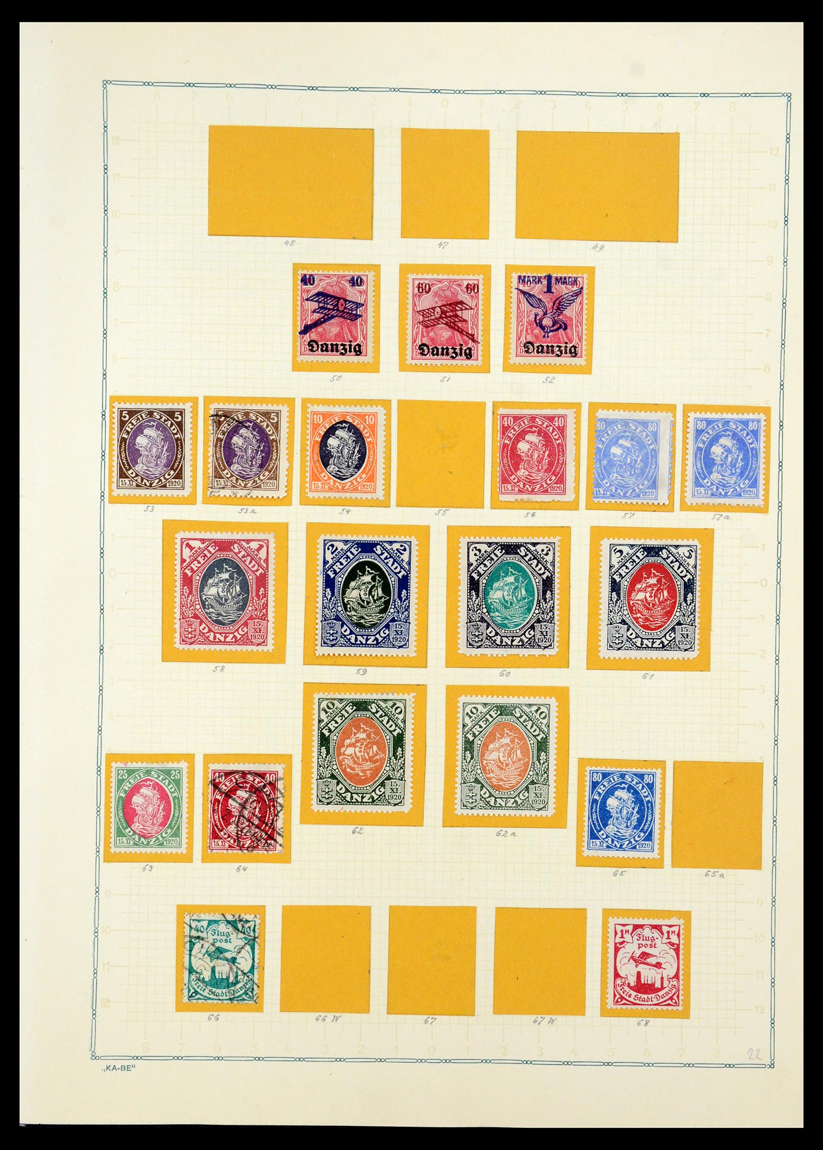 36299 008 - Postzegelverzameling 36299 Duitse gebieden 1920-1939.