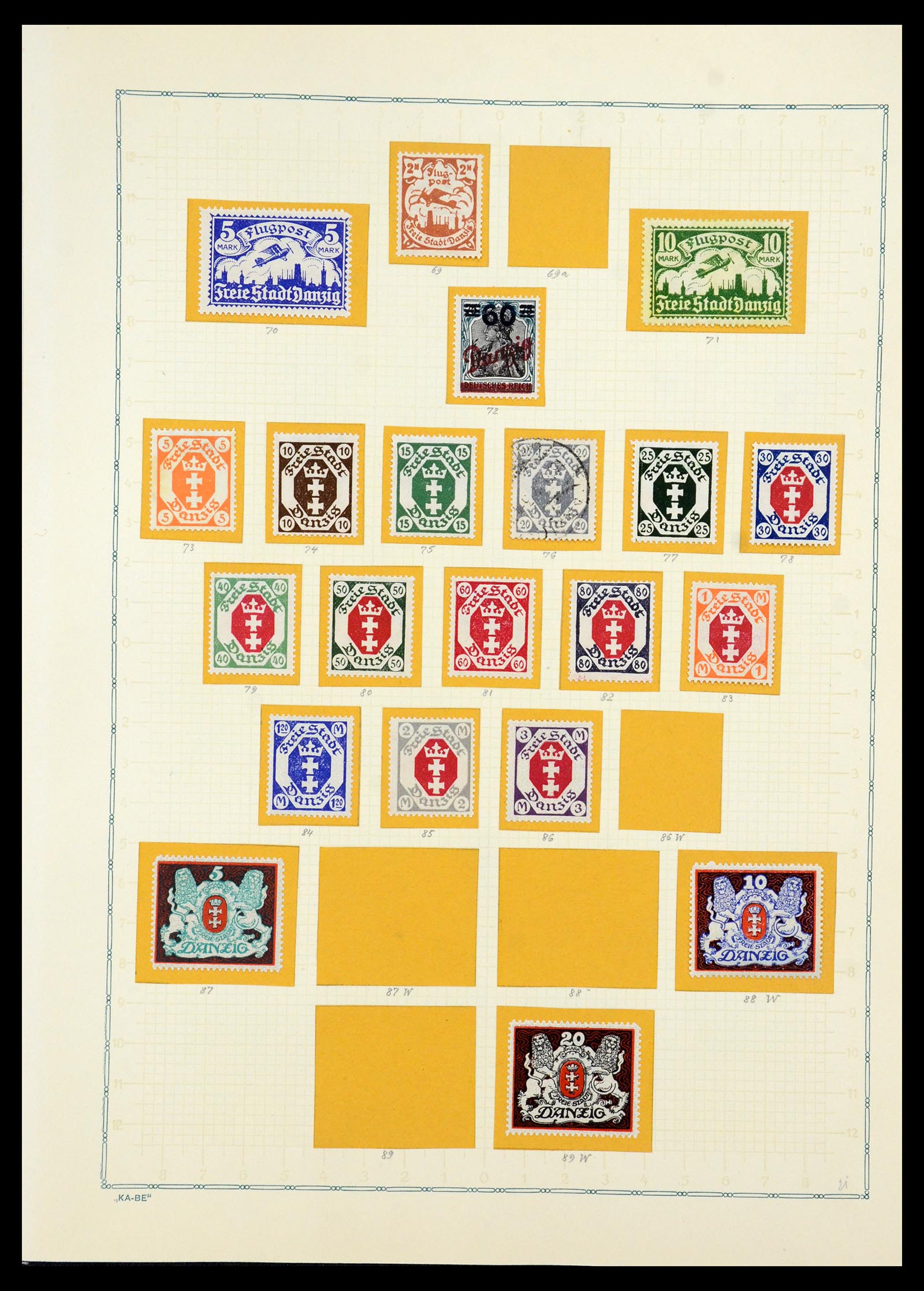 36299 009 - Postzegelverzameling 36299 Duitse gebieden 1920-1939.