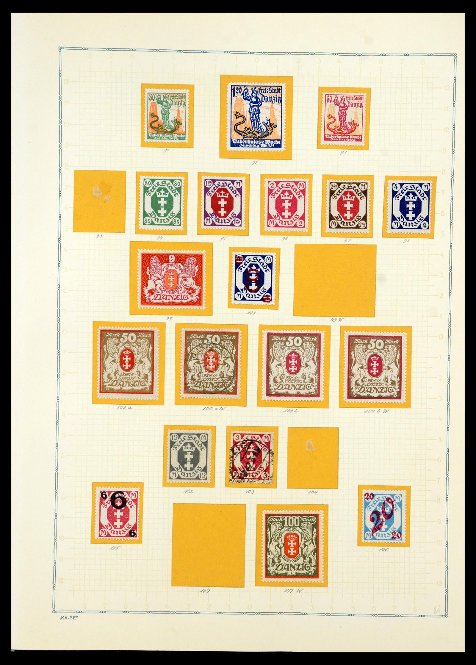 36299 010 - Postzegelverzameling 36299 Duitse gebieden 1920-1939.