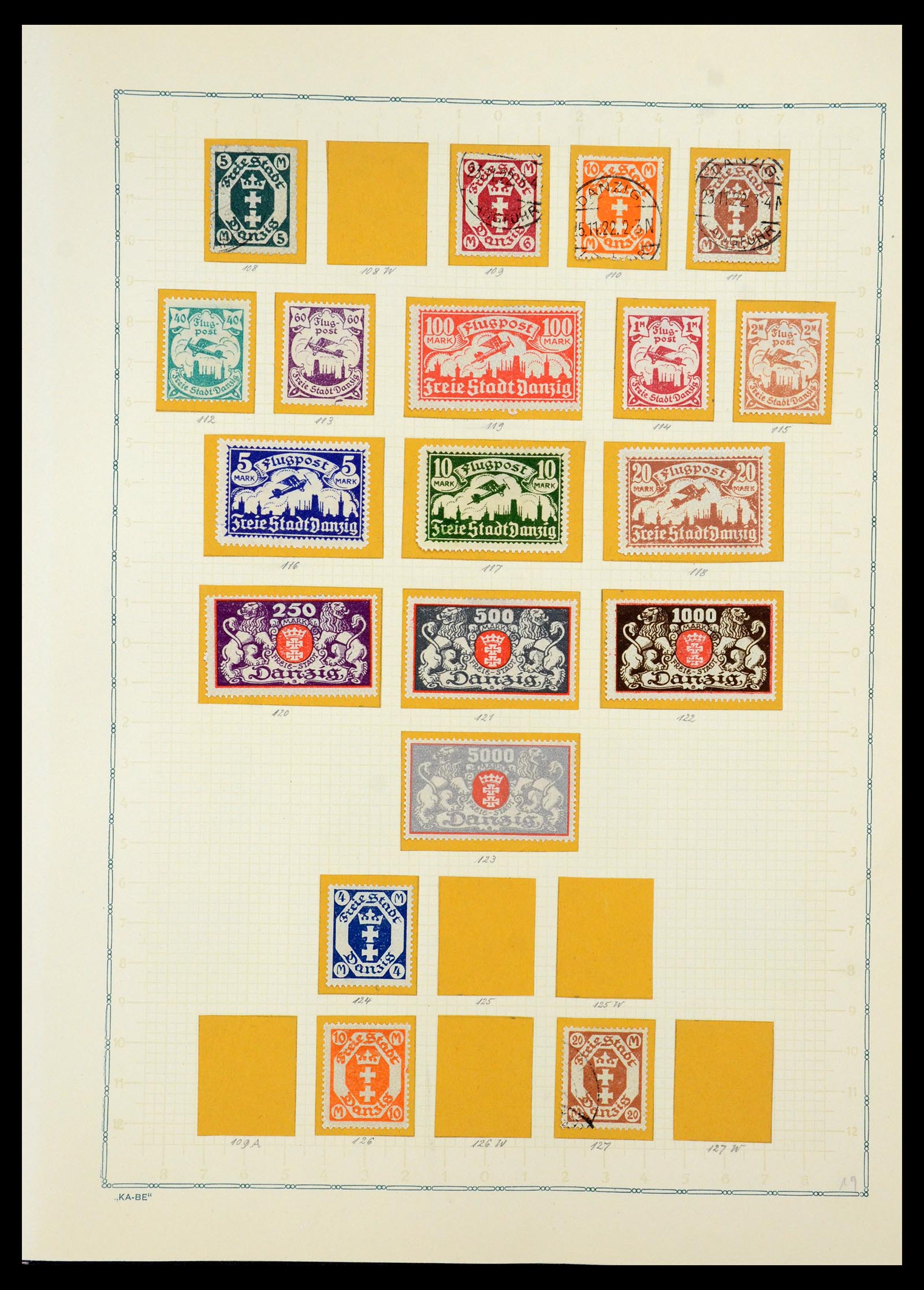 36299 011 - Postzegelverzameling 36299 Duitse gebieden 1920-1939.