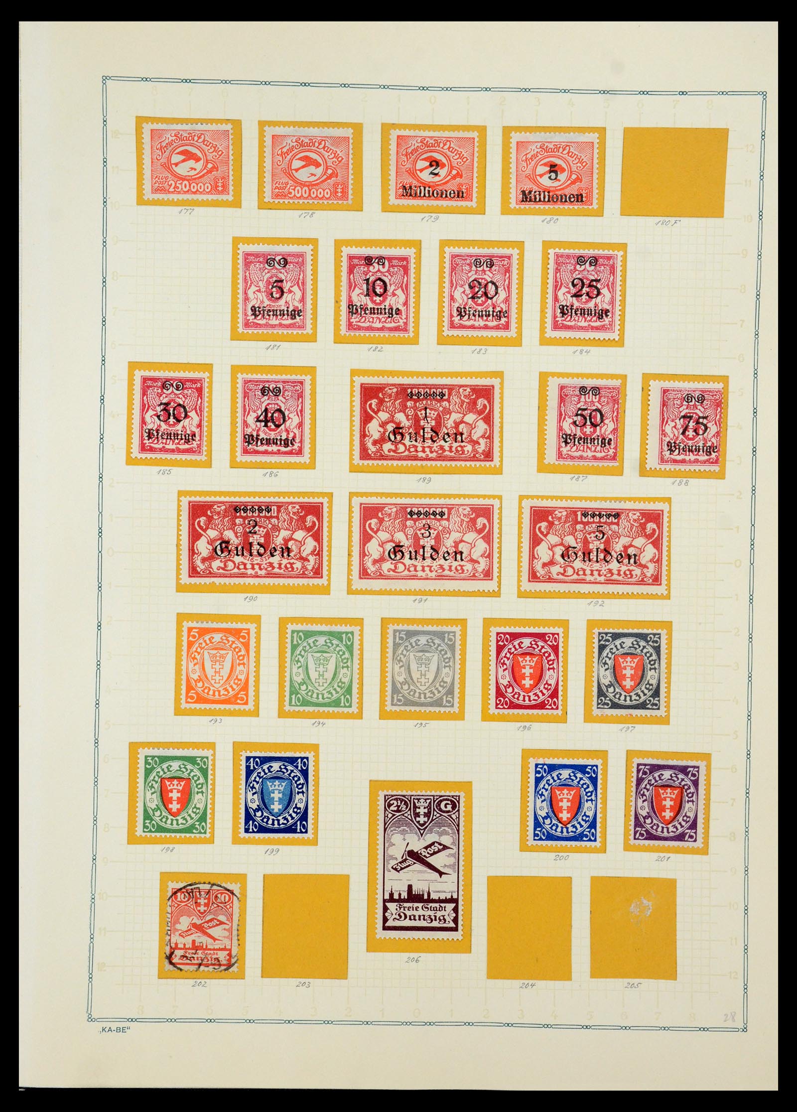 36299 014 - Postzegelverzameling 36299 Duitse gebieden 1920-1939.