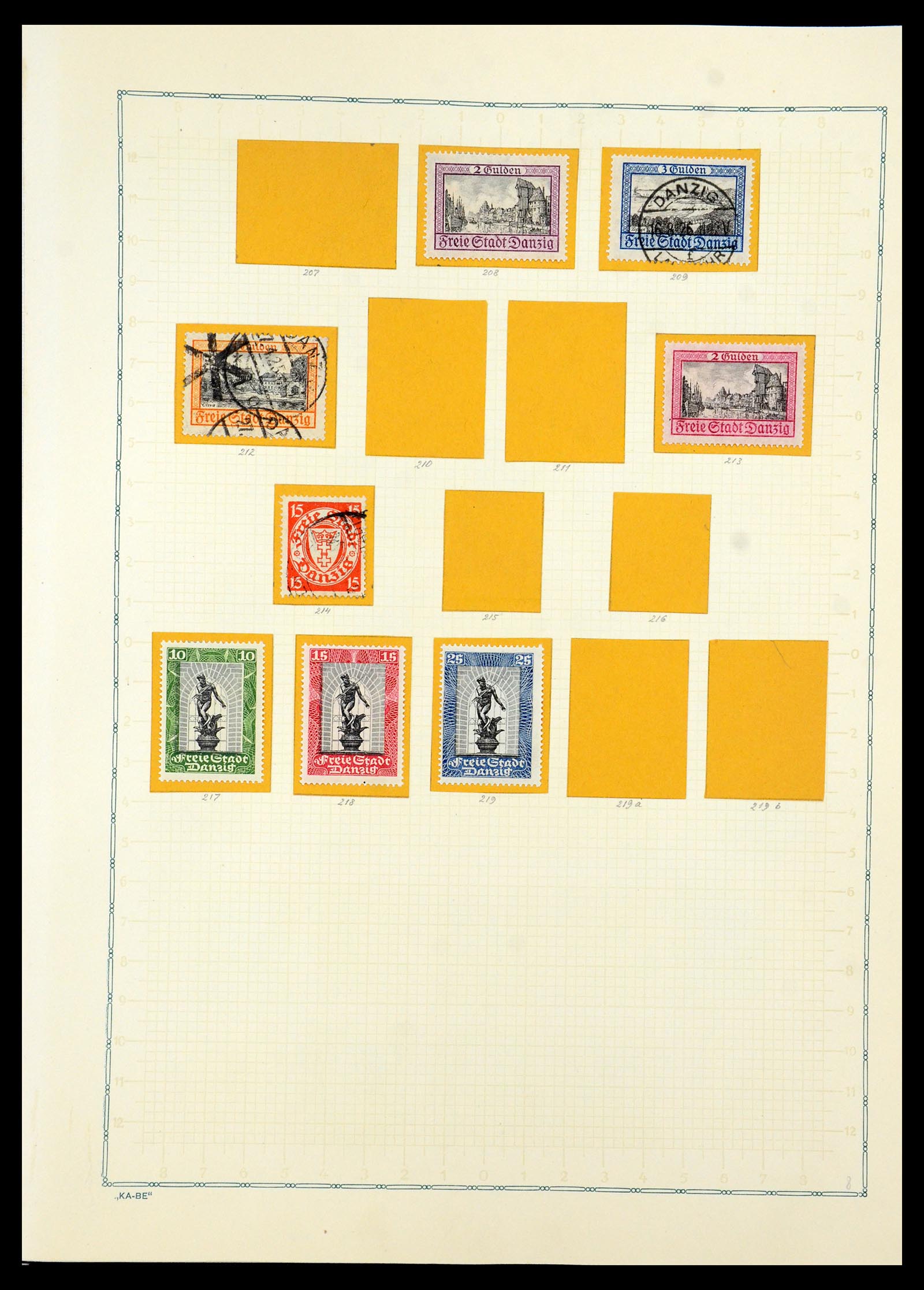 36299 015 - Postzegelverzameling 36299 Duitse gebieden 1920-1939.