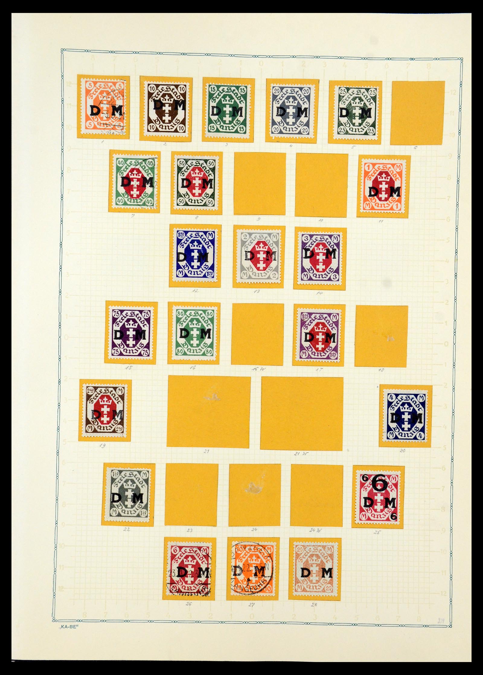 36299 016 - Postzegelverzameling 36299 Duitse gebieden 1920-1939.