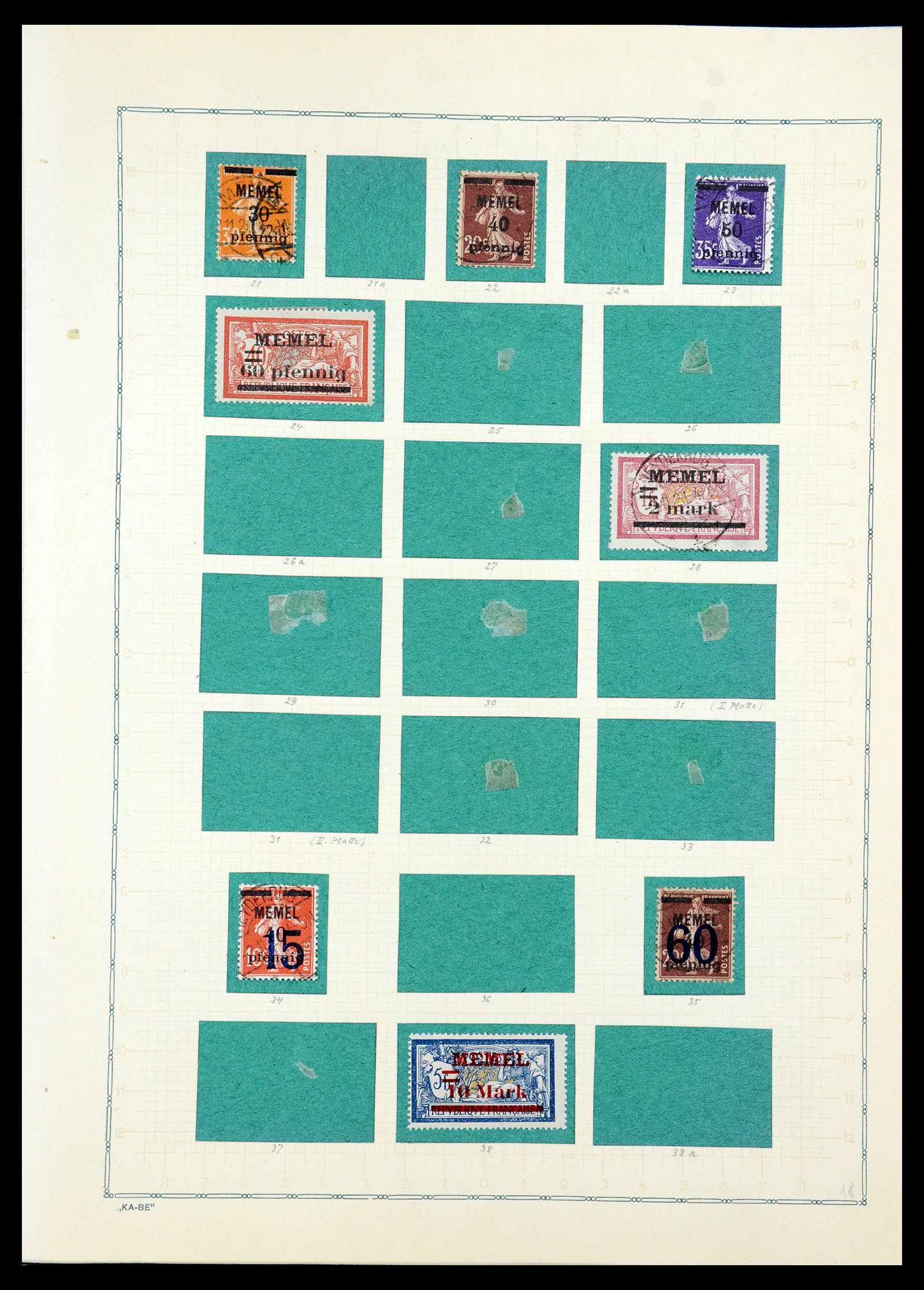 36299 021 - Postzegelverzameling 36299 Duitse gebieden 1920-1939.