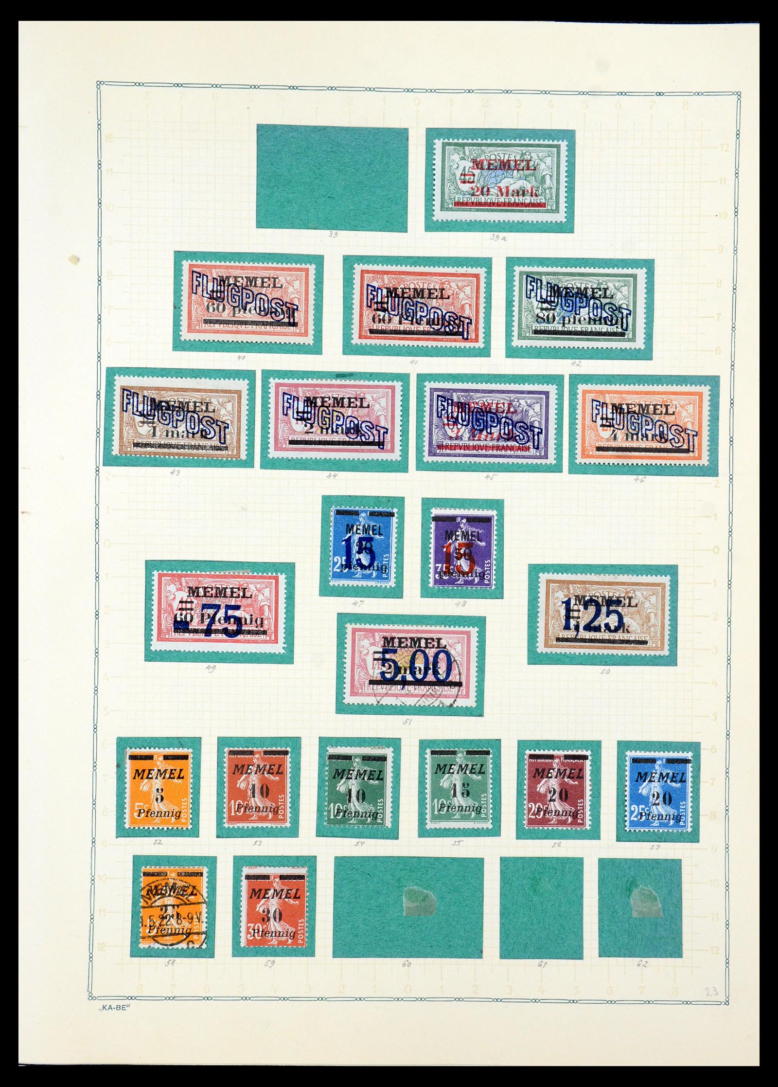 36299 022 - Postzegelverzameling 36299 Duitse gebieden 1920-1939.