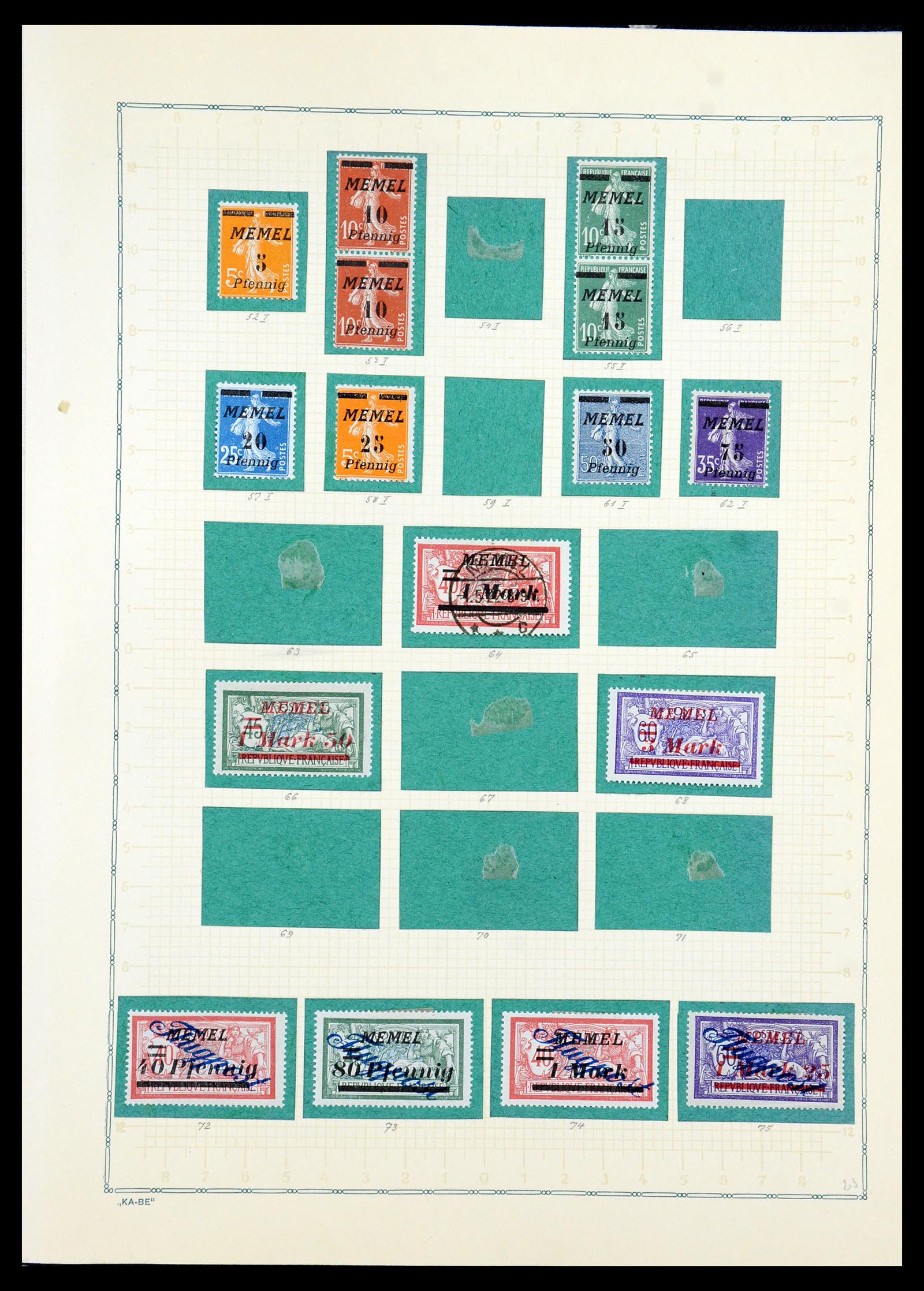 36299 023 - Postzegelverzameling 36299 Duitse gebieden 1920-1939.