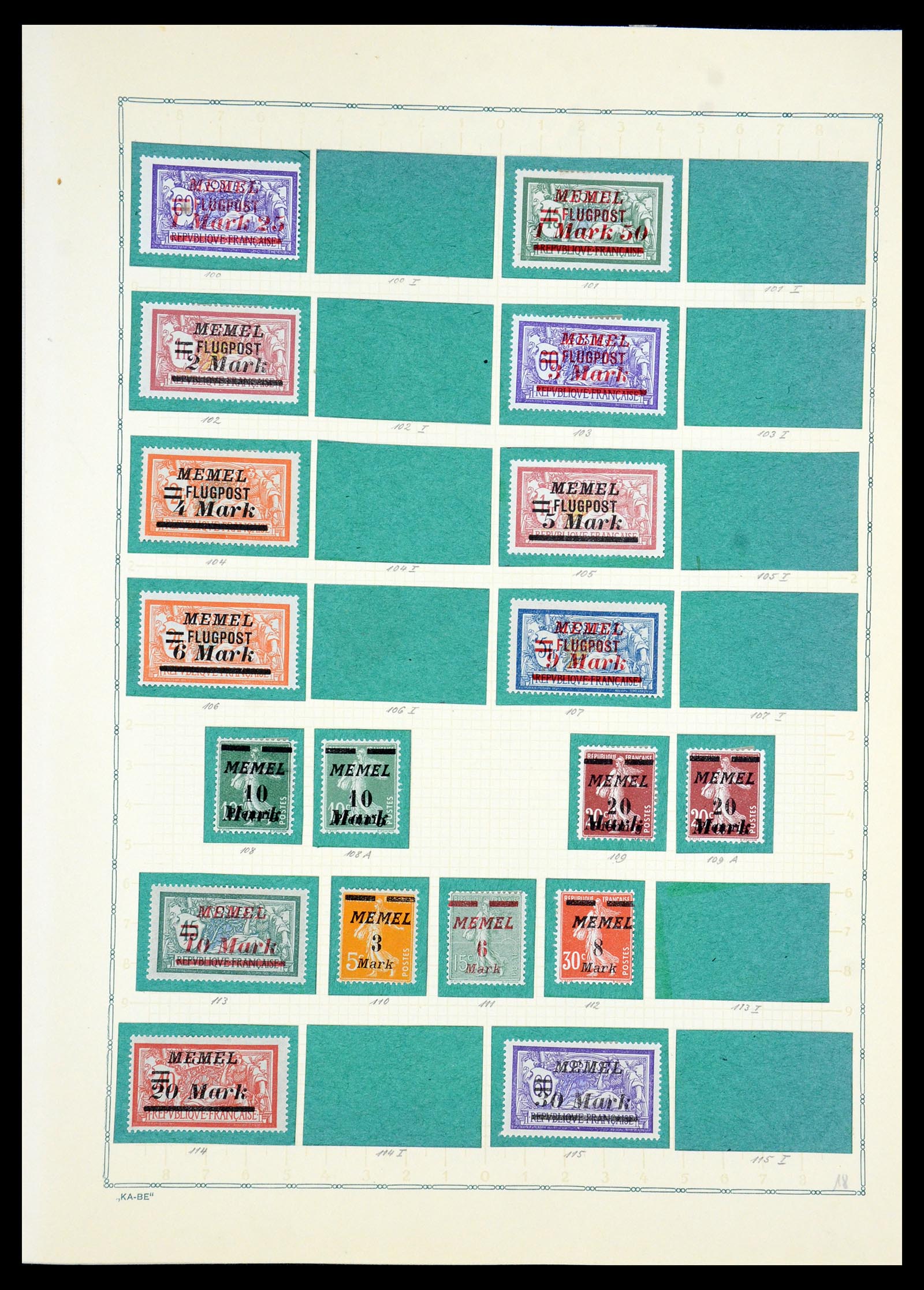 36299 026 - Postzegelverzameling 36299 Duitse gebieden 1920-1939.