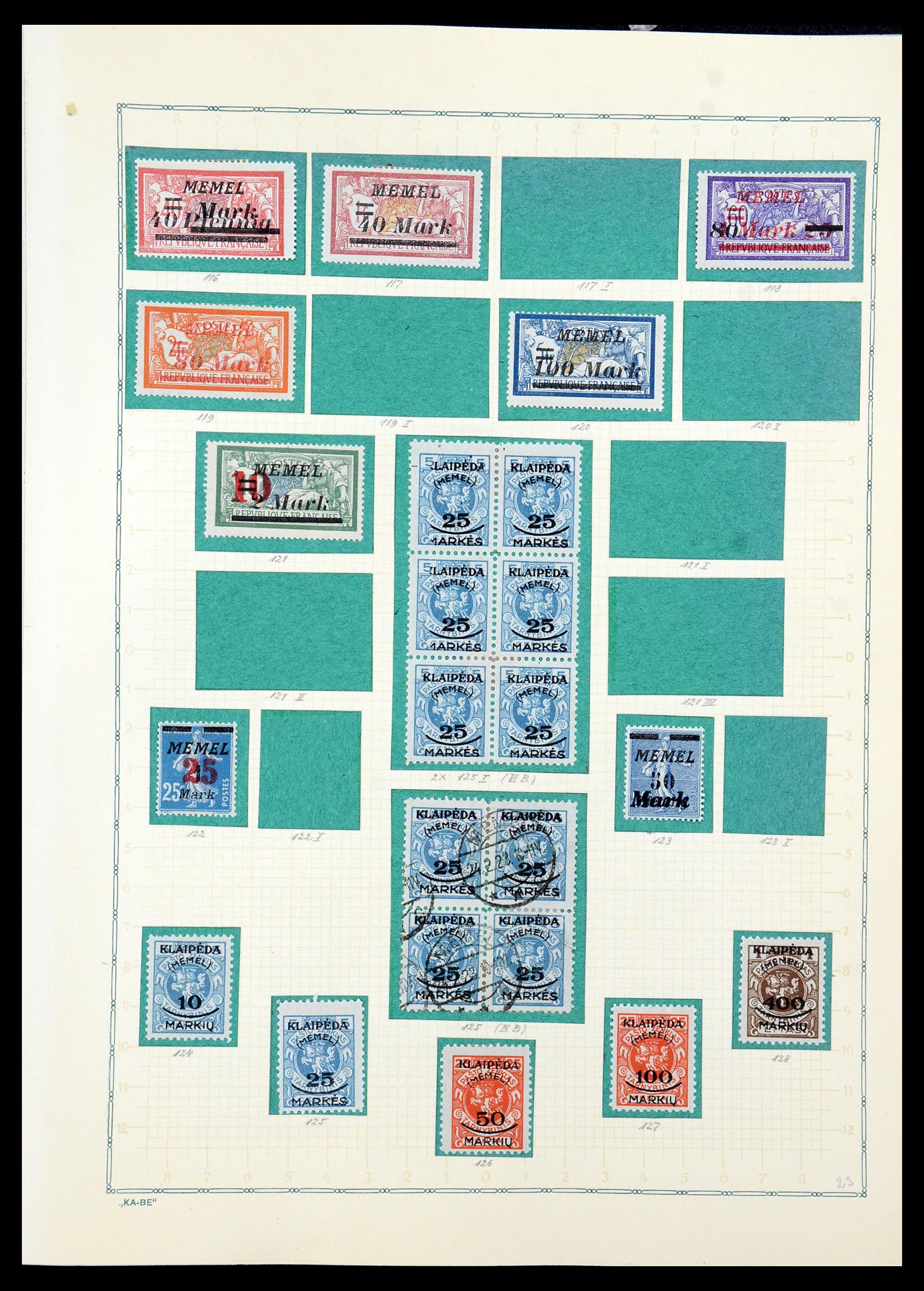 36299 027 - Postzegelverzameling 36299 Duitse gebieden 1920-1939.
