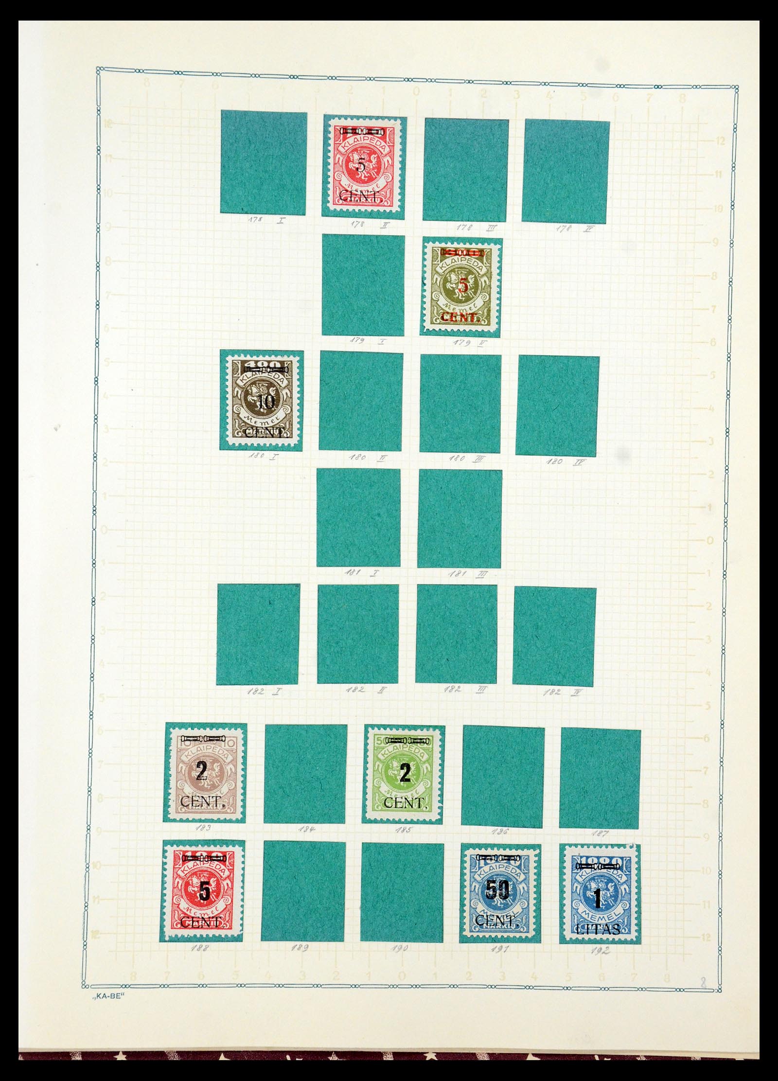 36299 031 - Postzegelverzameling 36299 Duitse gebieden 1920-1939.