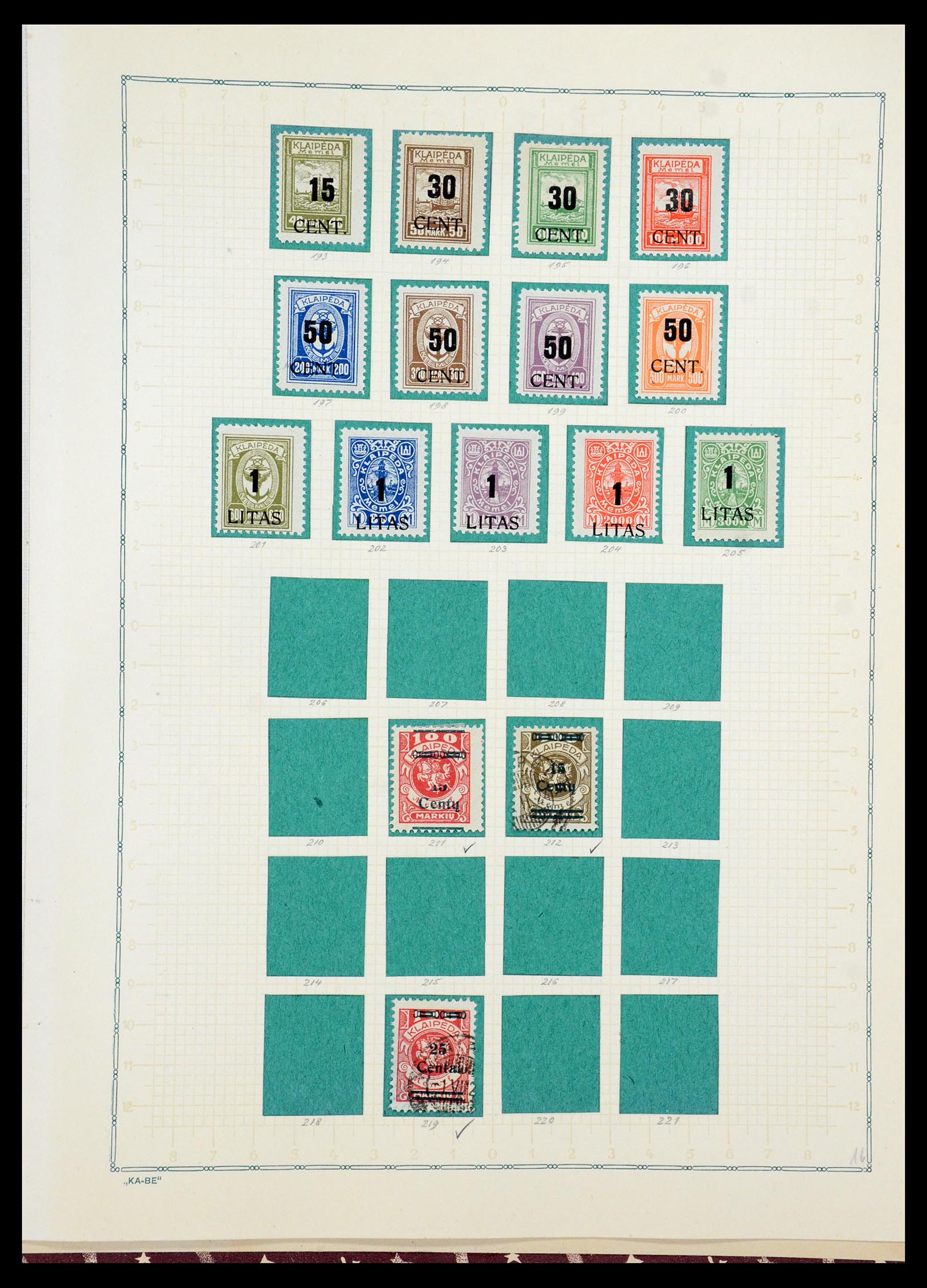 36299 032 - Postzegelverzameling 36299 Duitse gebieden 1920-1939.