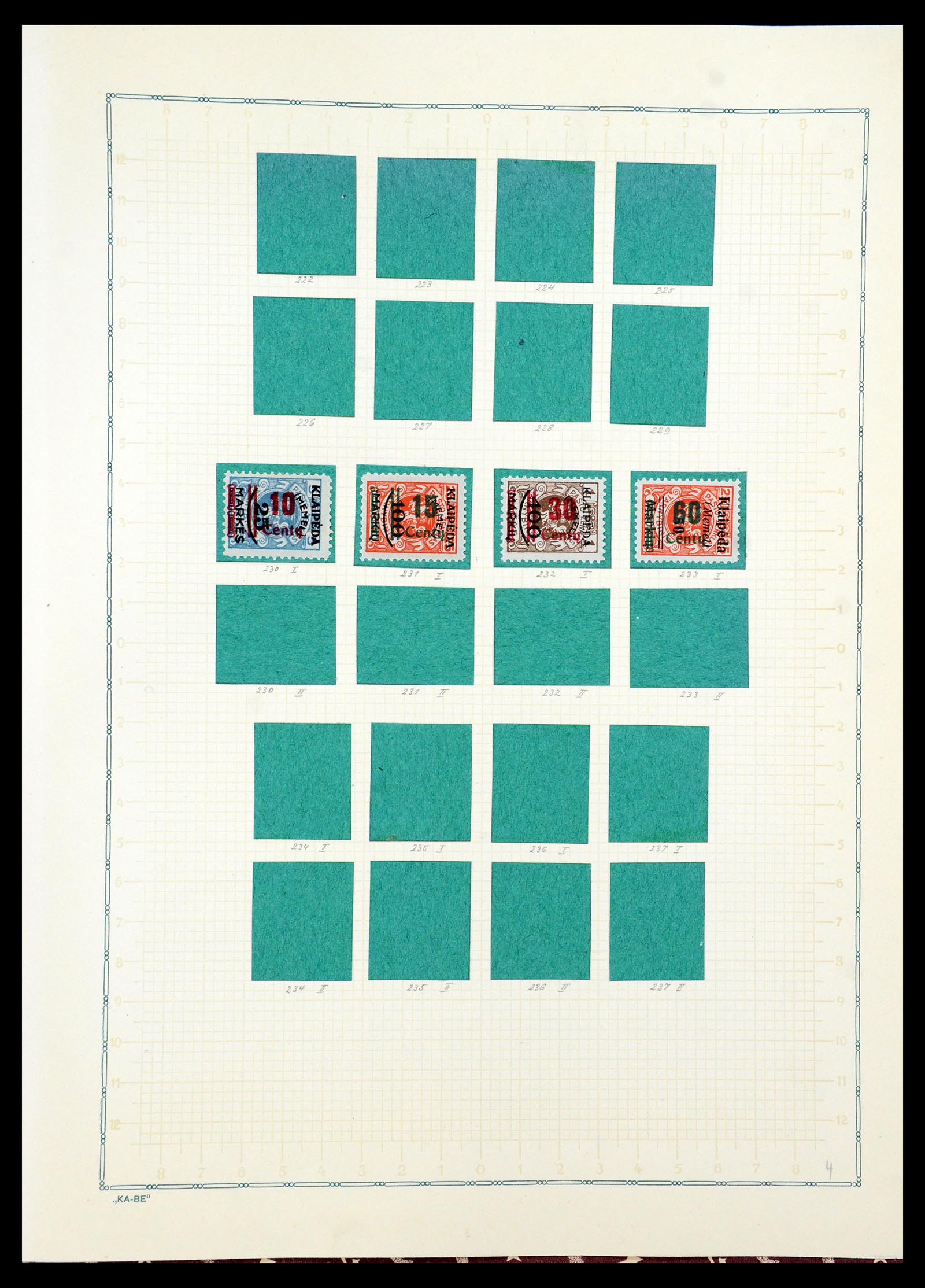36299 033 - Postzegelverzameling 36299 Duitse gebieden 1920-1939.