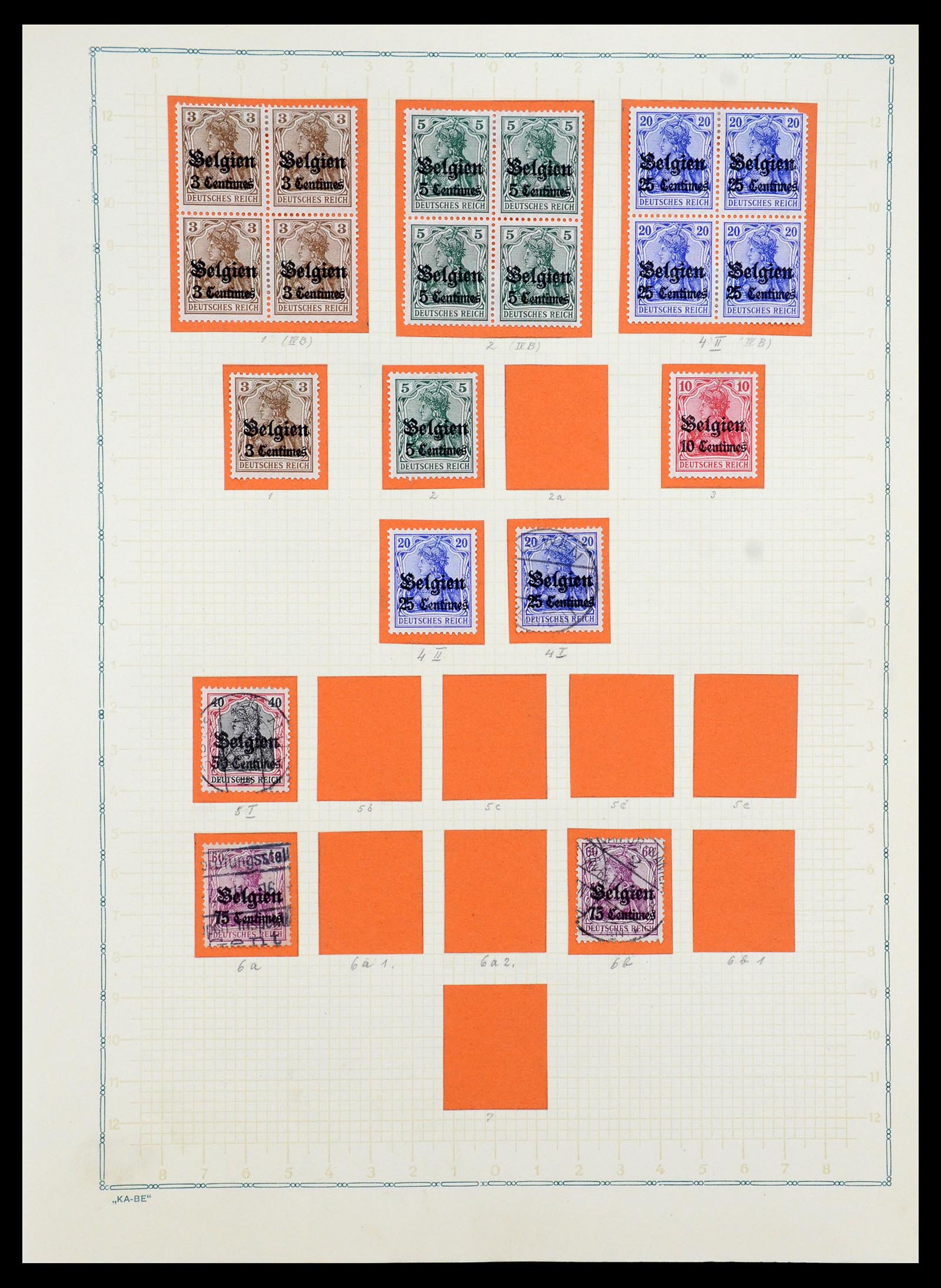 36299 034 - Postzegelverzameling 36299 Duitse gebieden 1920-1939.