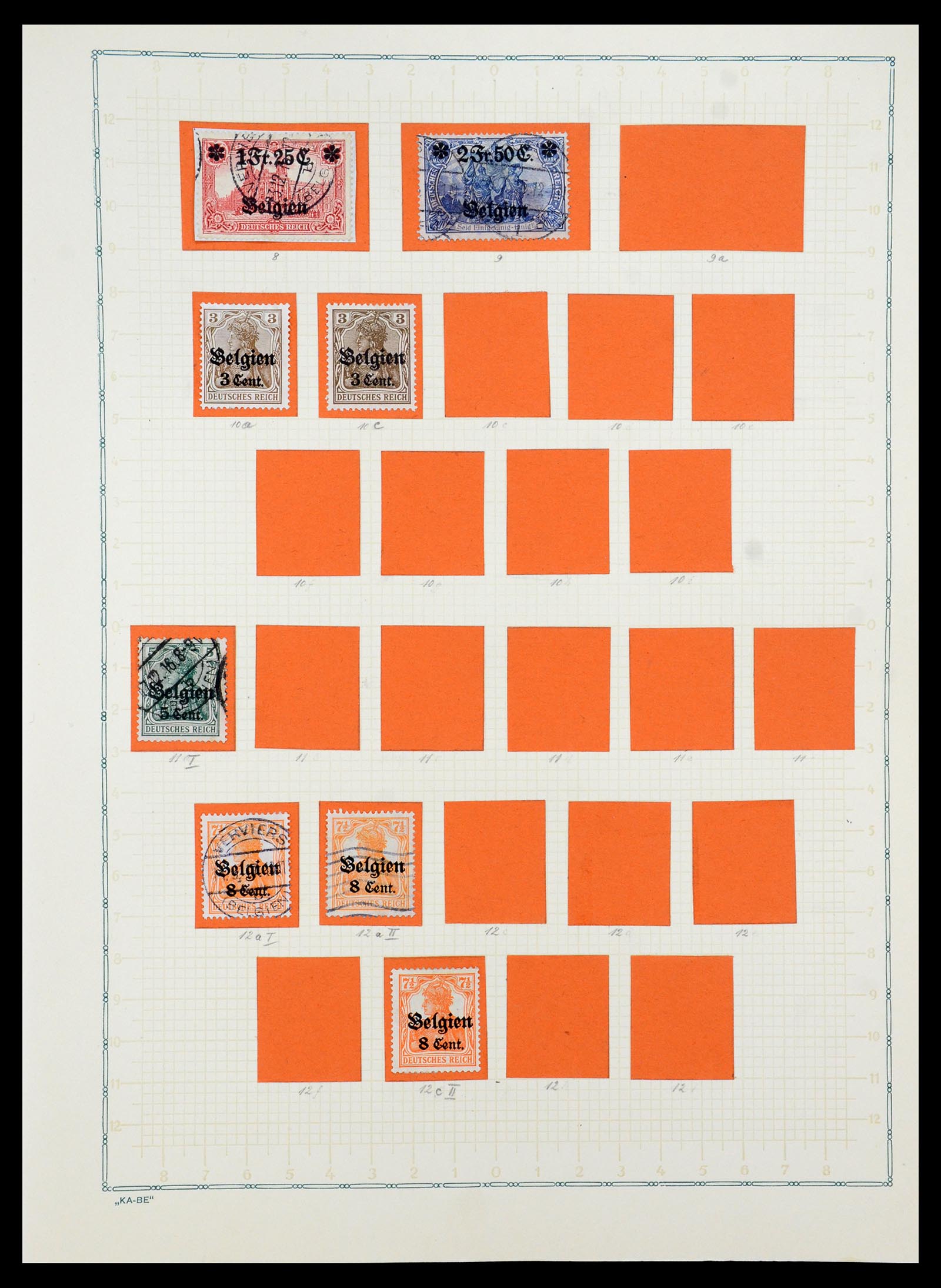 36299 035 - Postzegelverzameling 36299 Duitse gebieden 1920-1939.