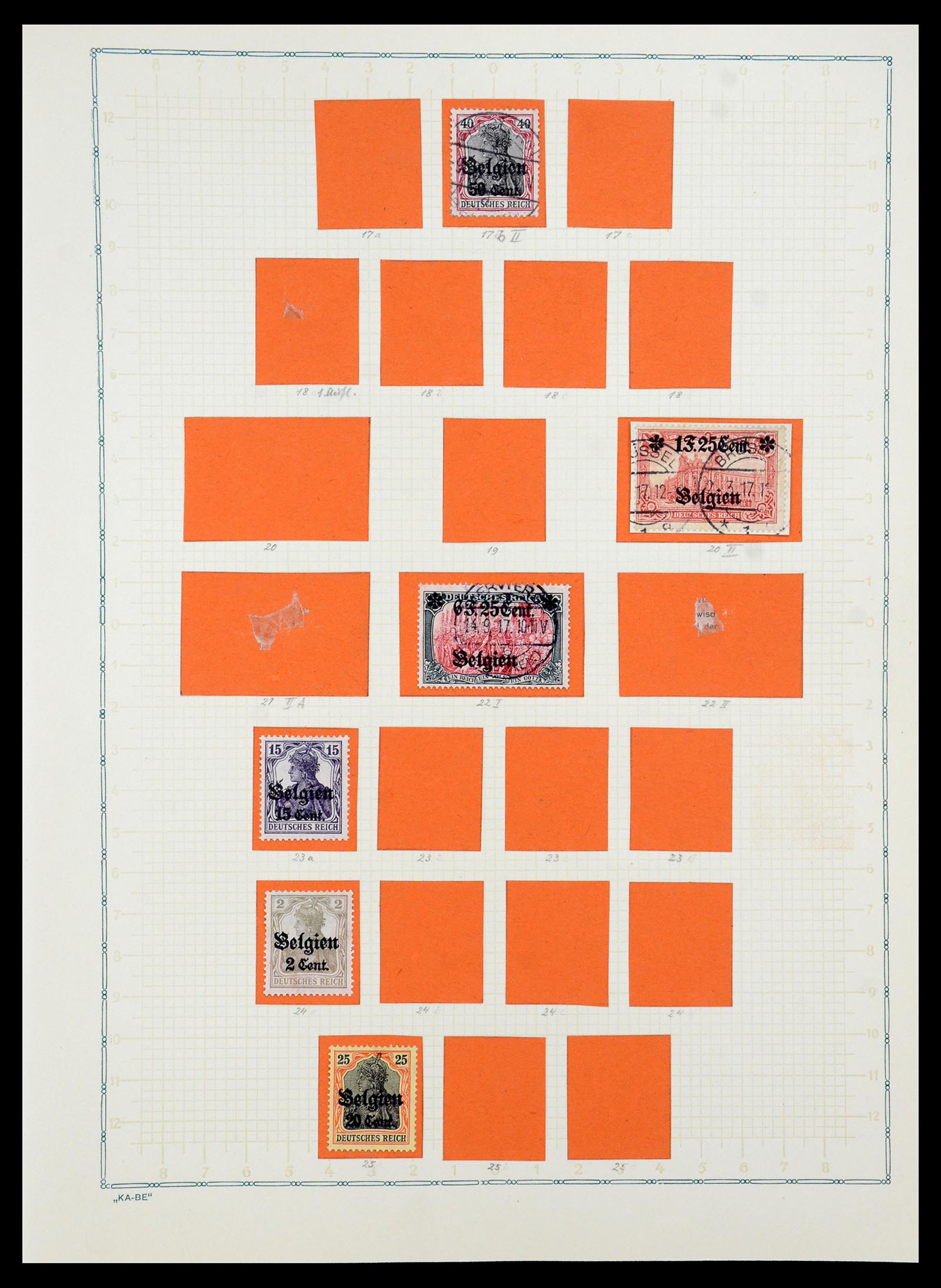 36299 037 - Postzegelverzameling 36299 Duitse gebieden 1920-1939.