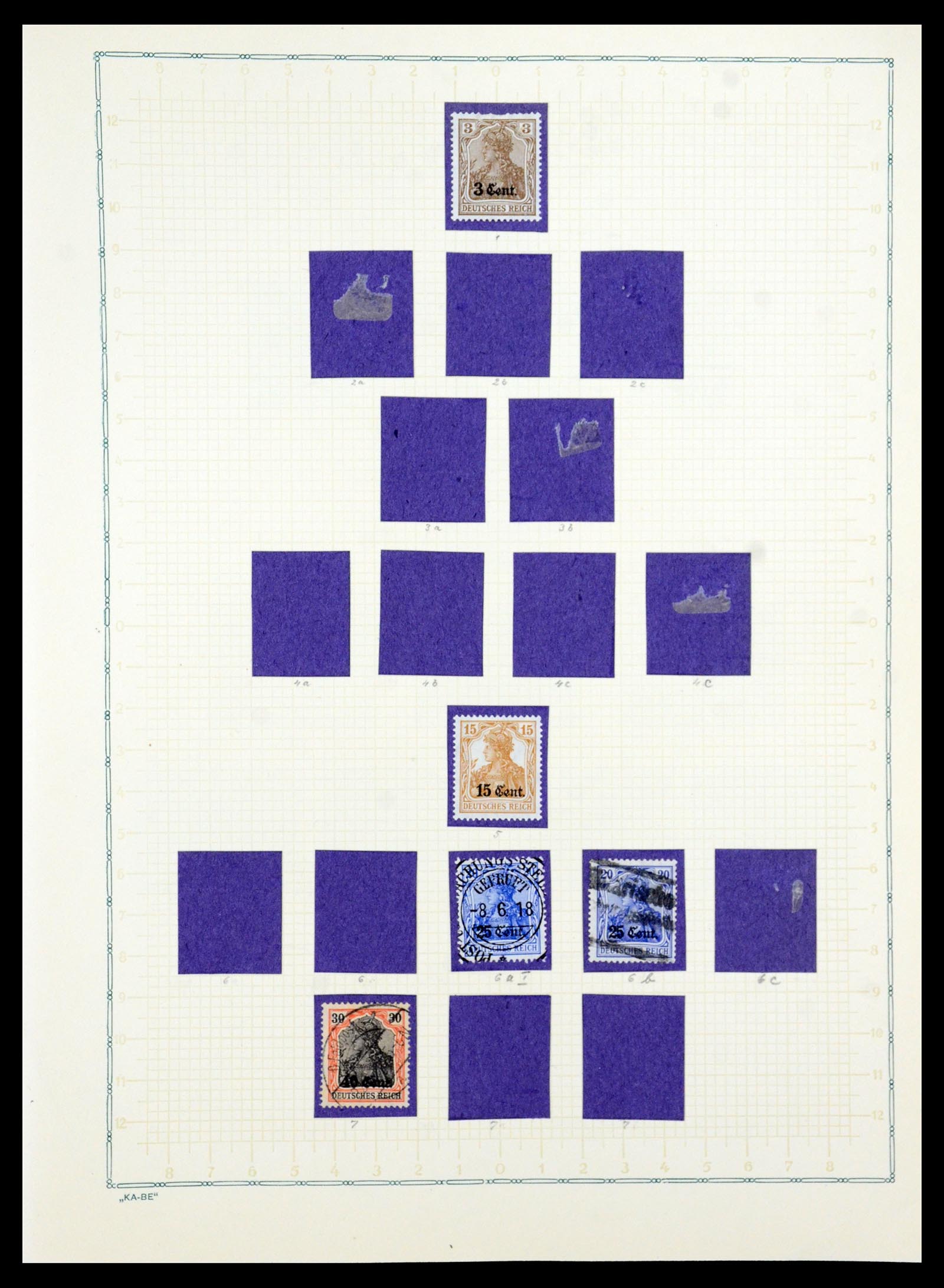 36299 038 - Postzegelverzameling 36299 Duitse gebieden 1920-1939.