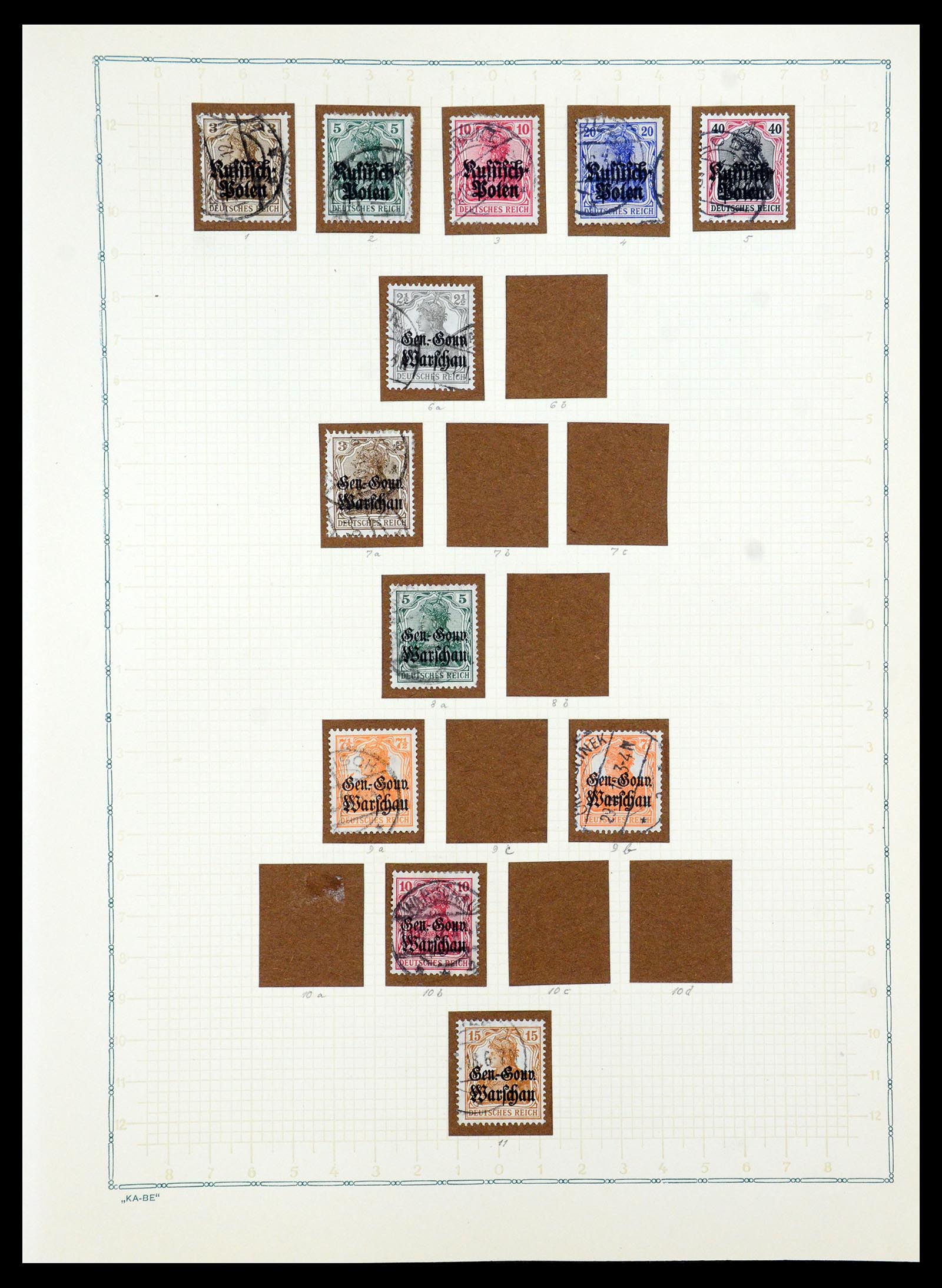 36299 045 - Postzegelverzameling 36299 Duitse gebieden 1920-1939.