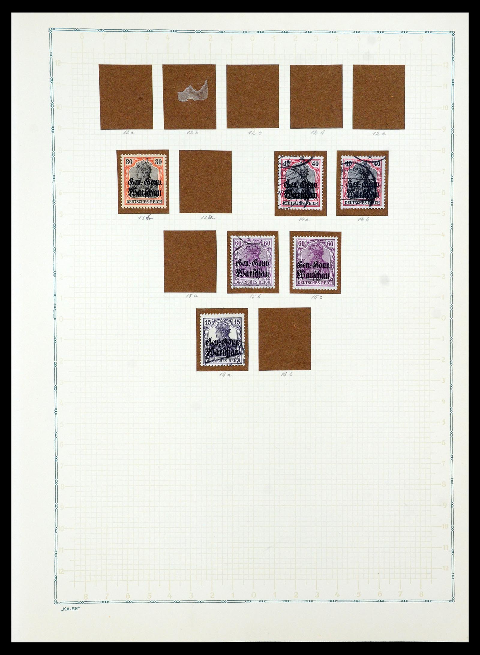 36299 046 - Postzegelverzameling 36299 Duitse gebieden 1920-1939.