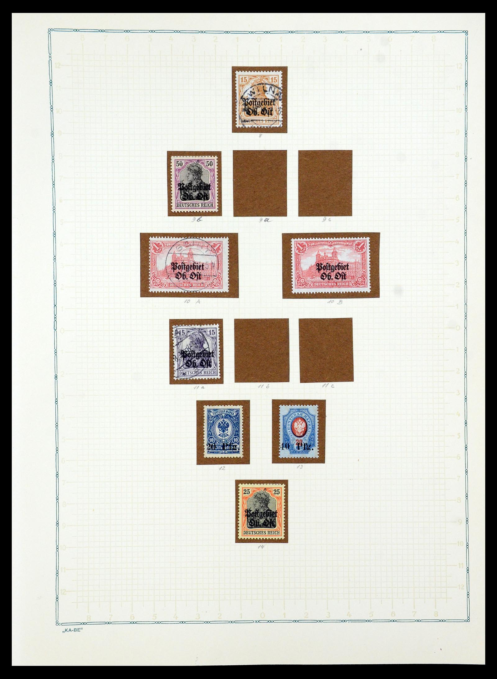 36299 048 - Postzegelverzameling 36299 Duitse gebieden 1920-1939.