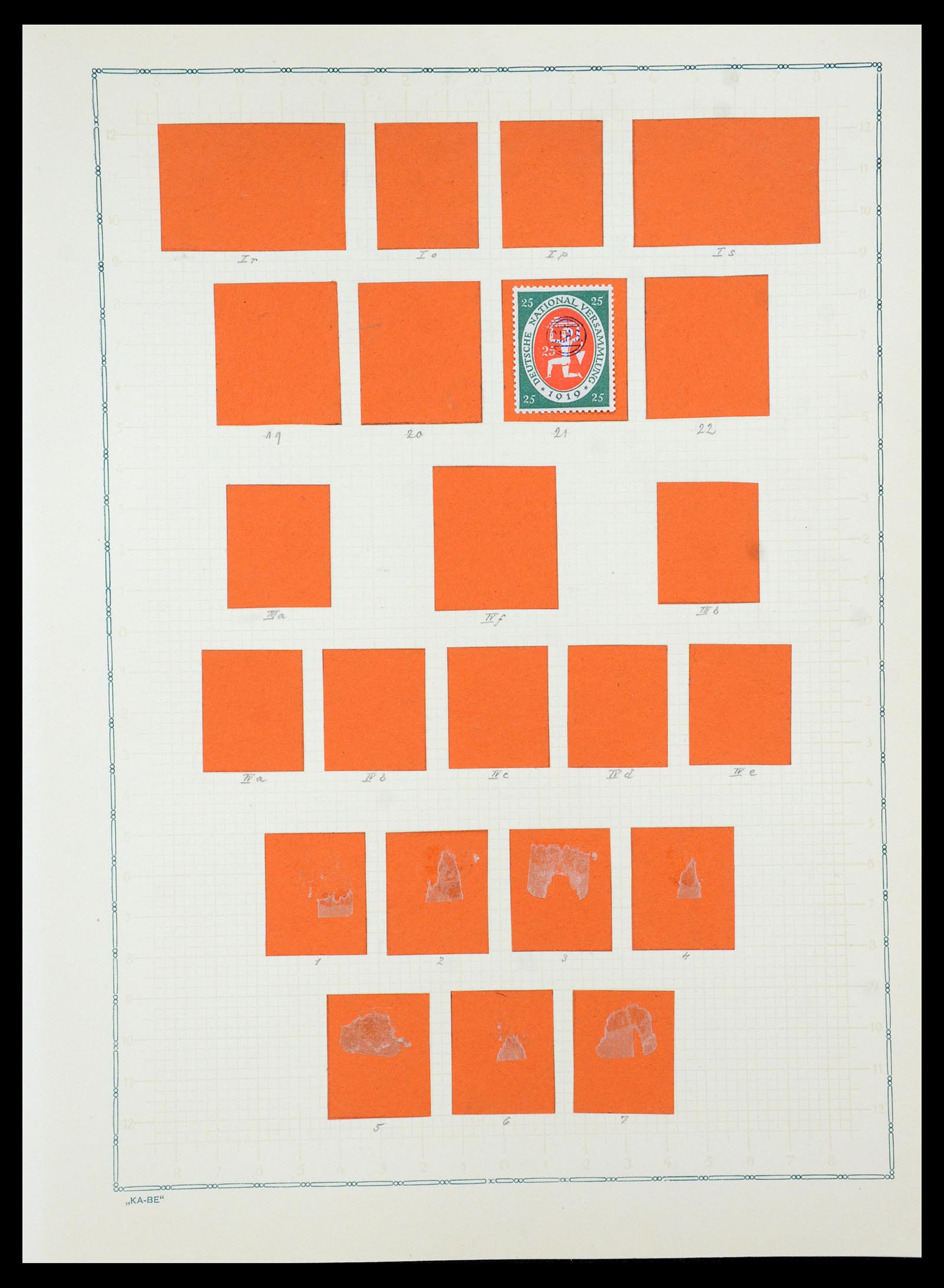 36299 055 - Postzegelverzameling 36299 Duitse gebieden 1920-1939.