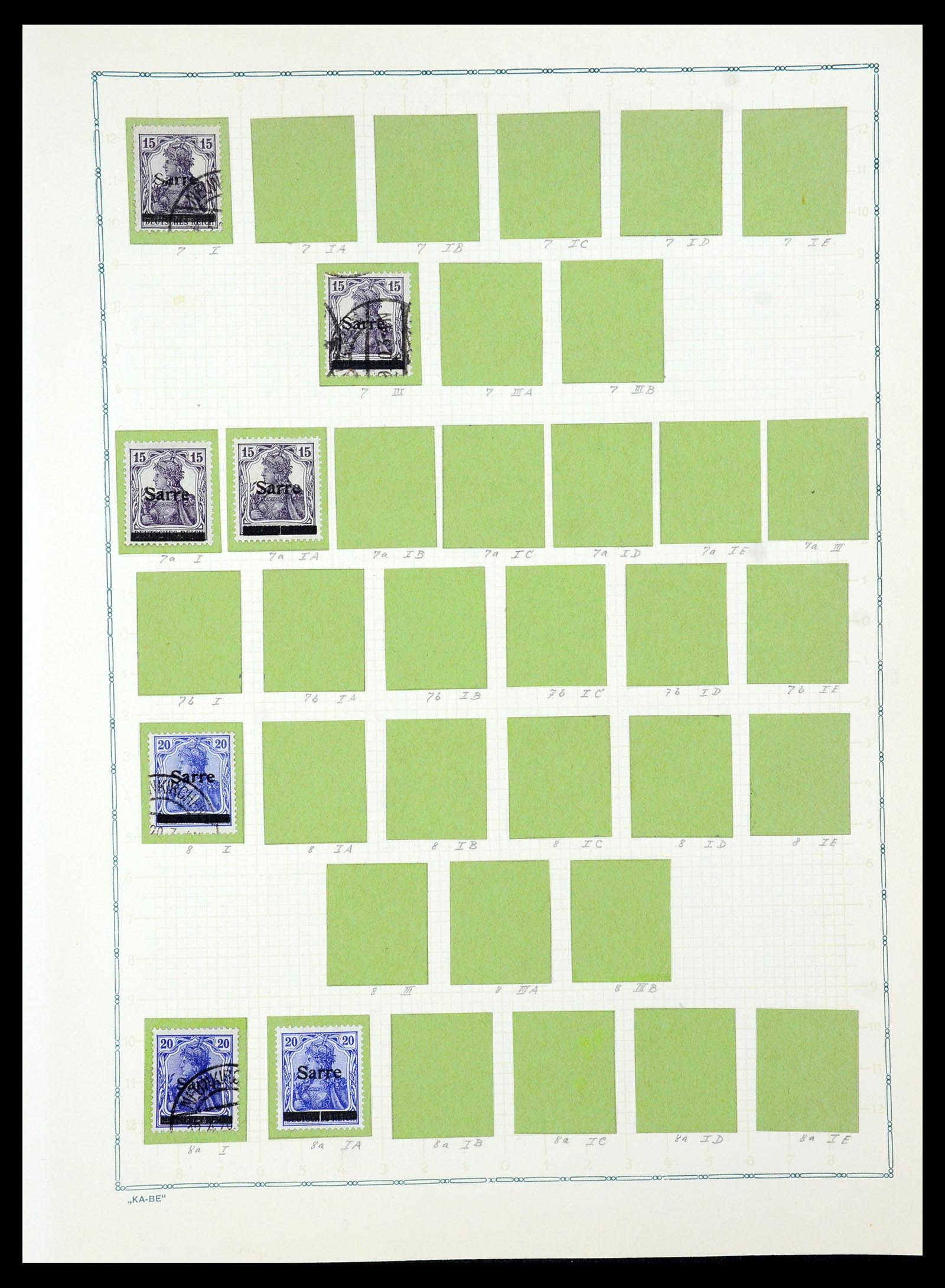 36299 060 - Postzegelverzameling 36299 Duitse gebieden 1920-1939.