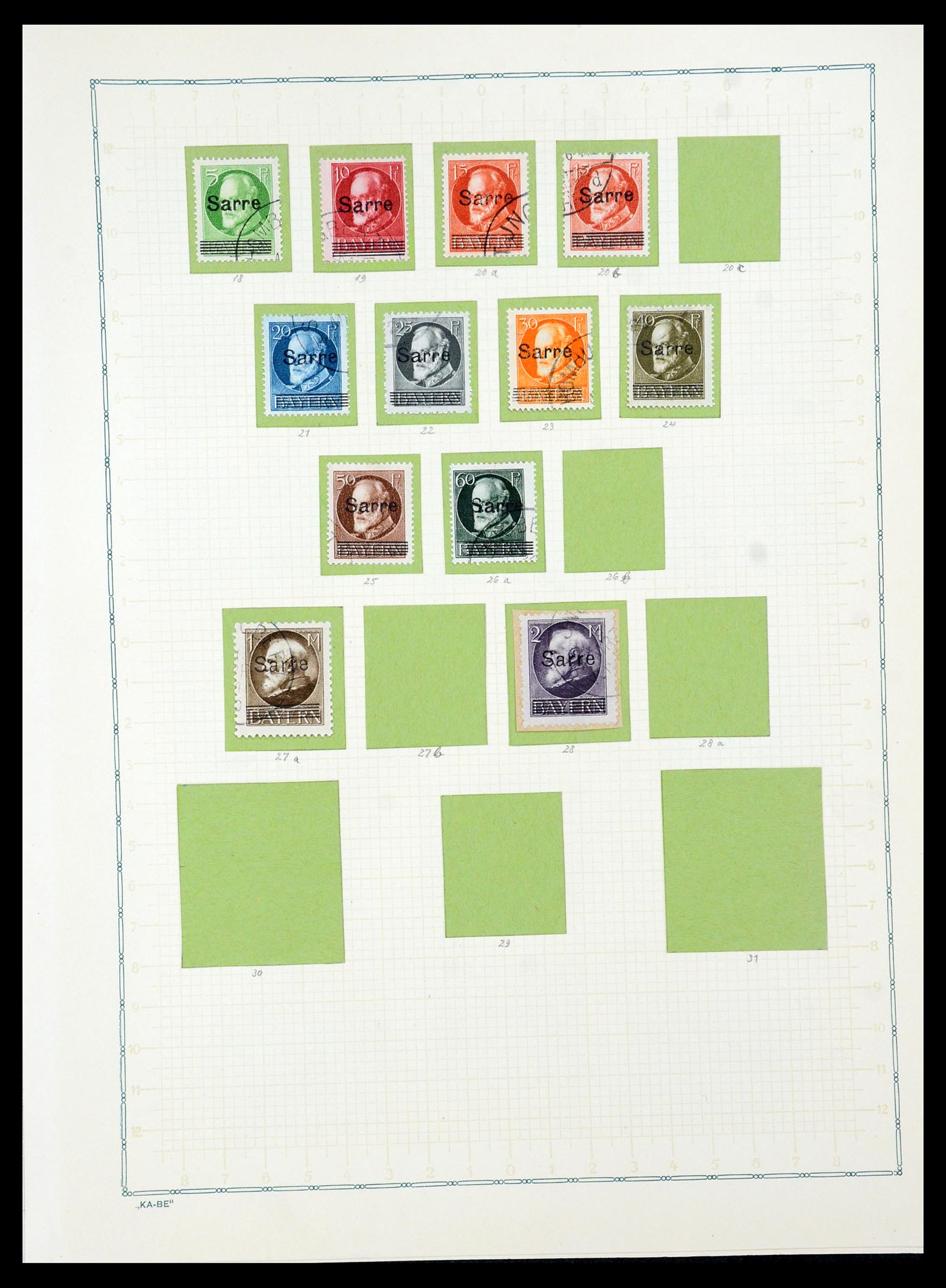 36299 065 - Postzegelverzameling 36299 Duitse gebieden 1920-1939.