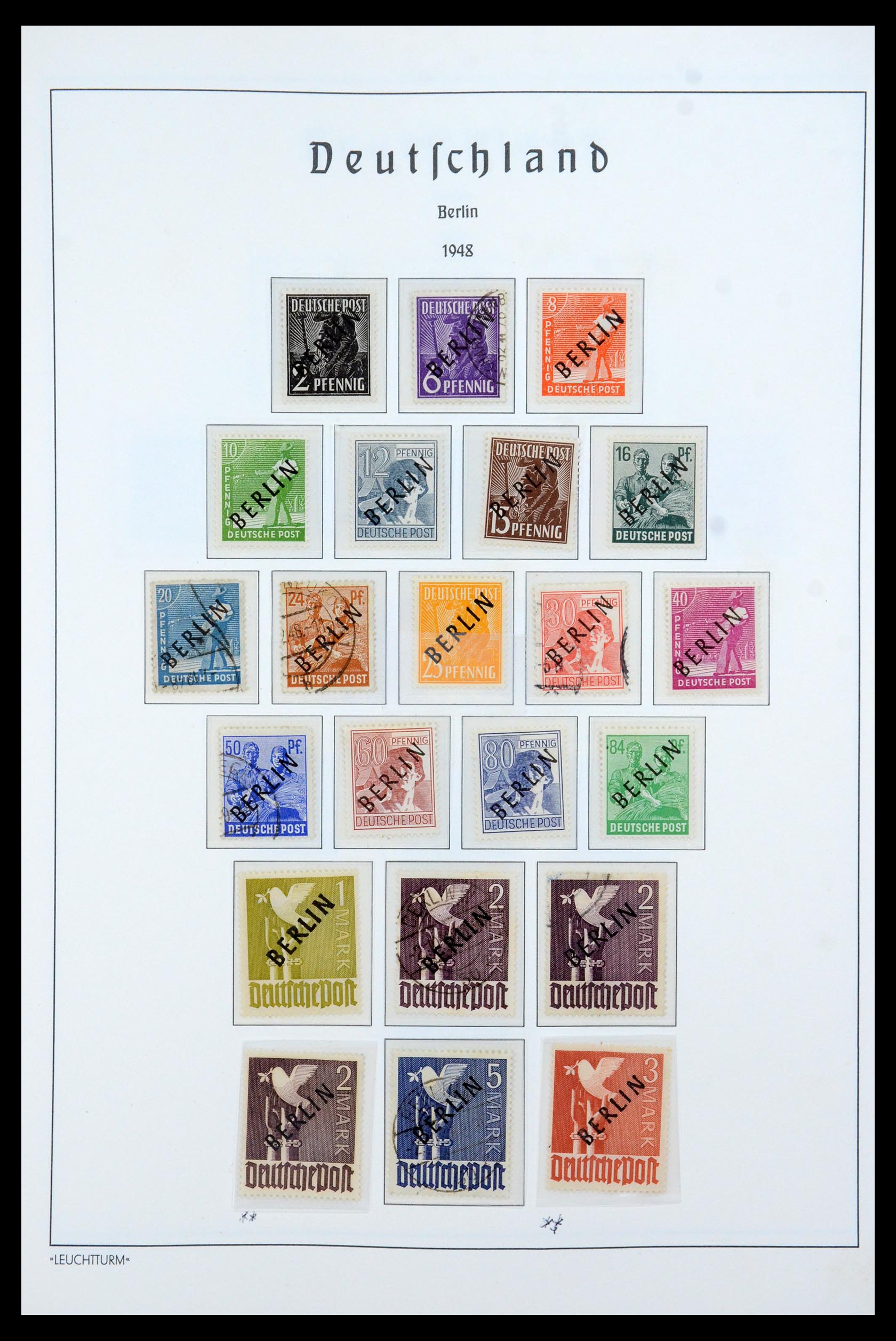 36301 001 - Postzegelverzameling 36301 Berlijn 1948-1990.