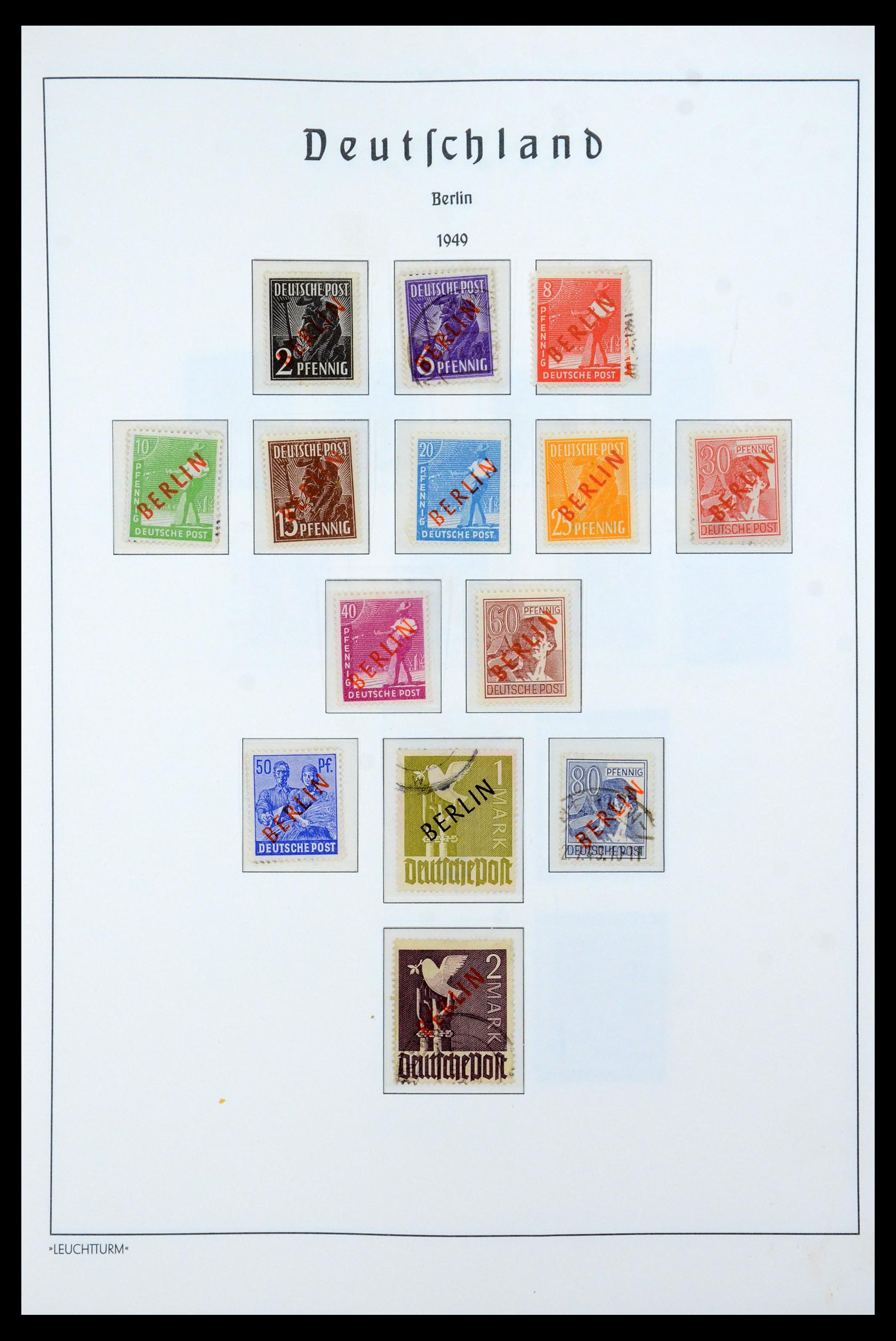 36301 002 - Stamp collection 36301 Berlin 1948-1990.