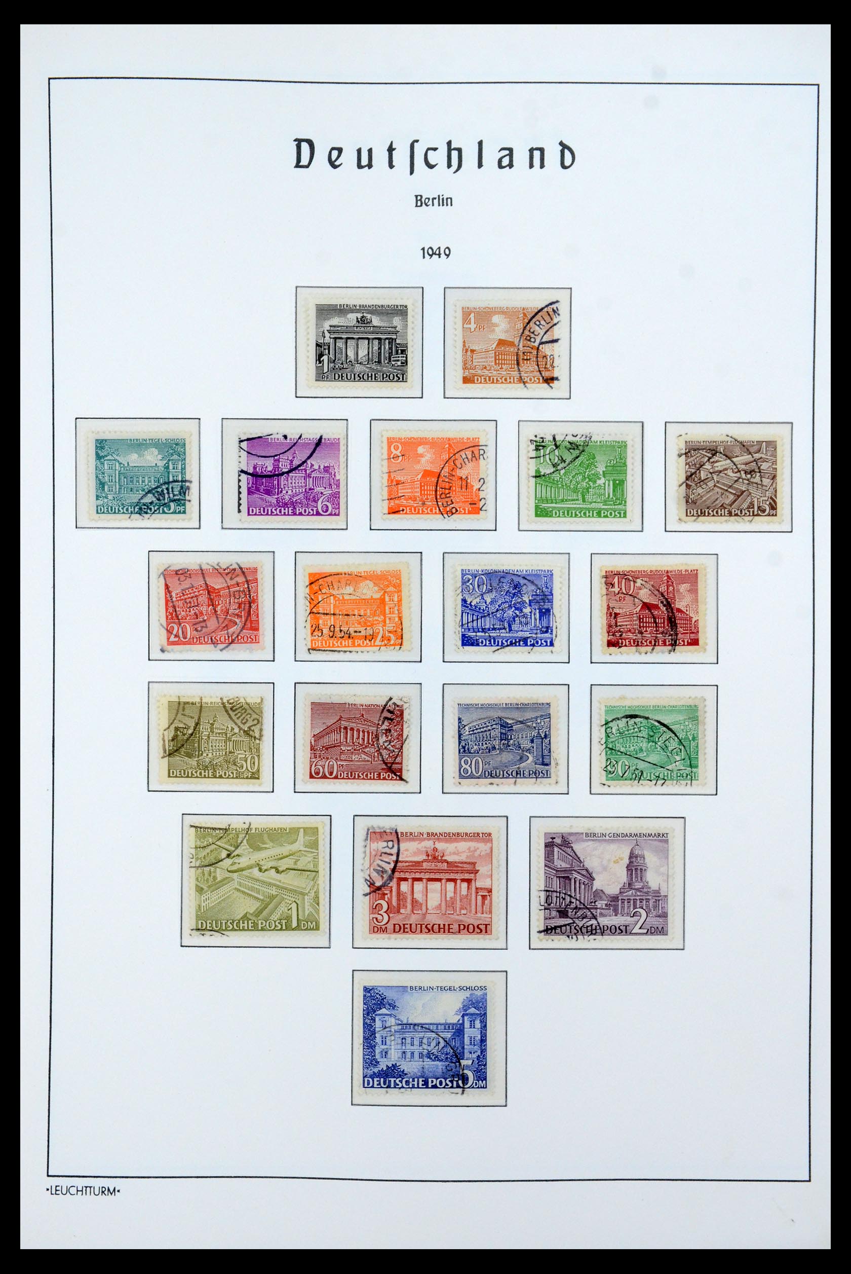 36301 004 - Stamp collection 36301 Berlin 1948-1990.