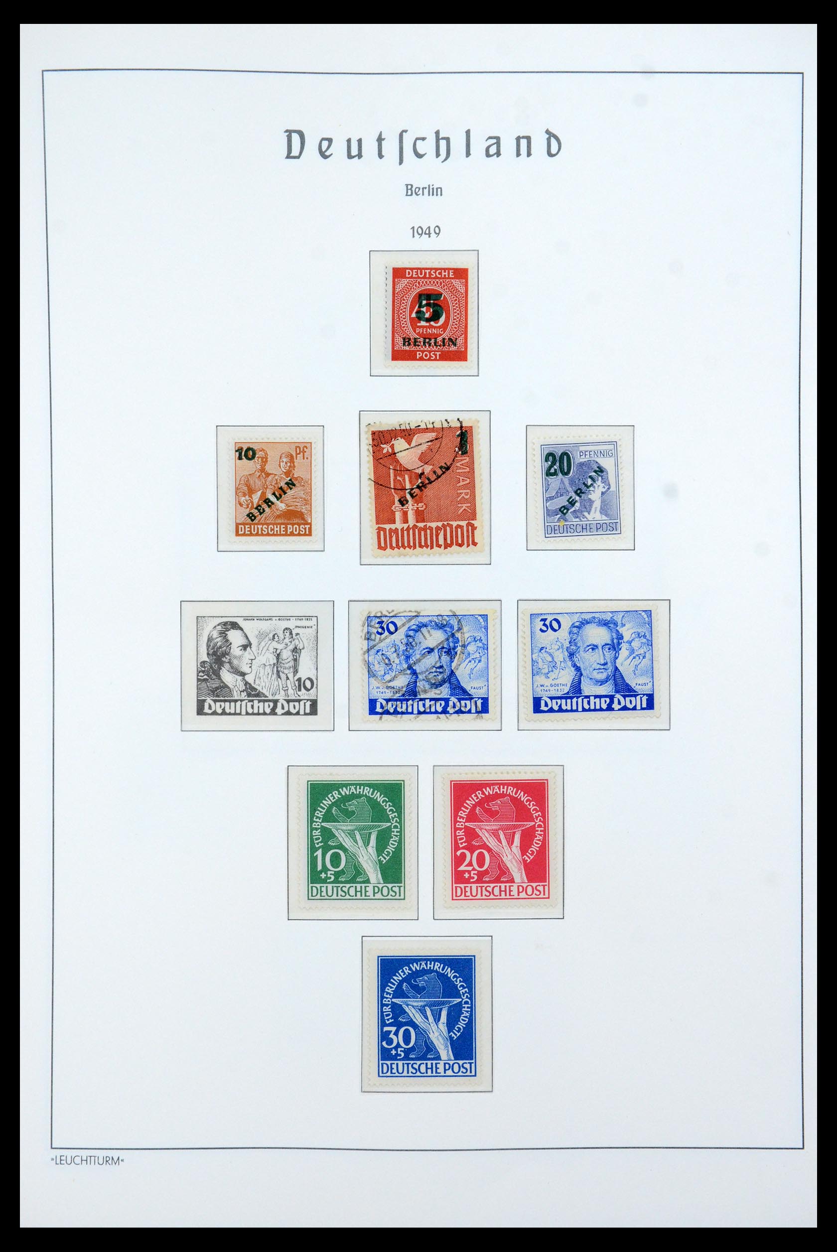 36301 005 - Postzegelverzameling 36301 Berlijn 1948-1990.