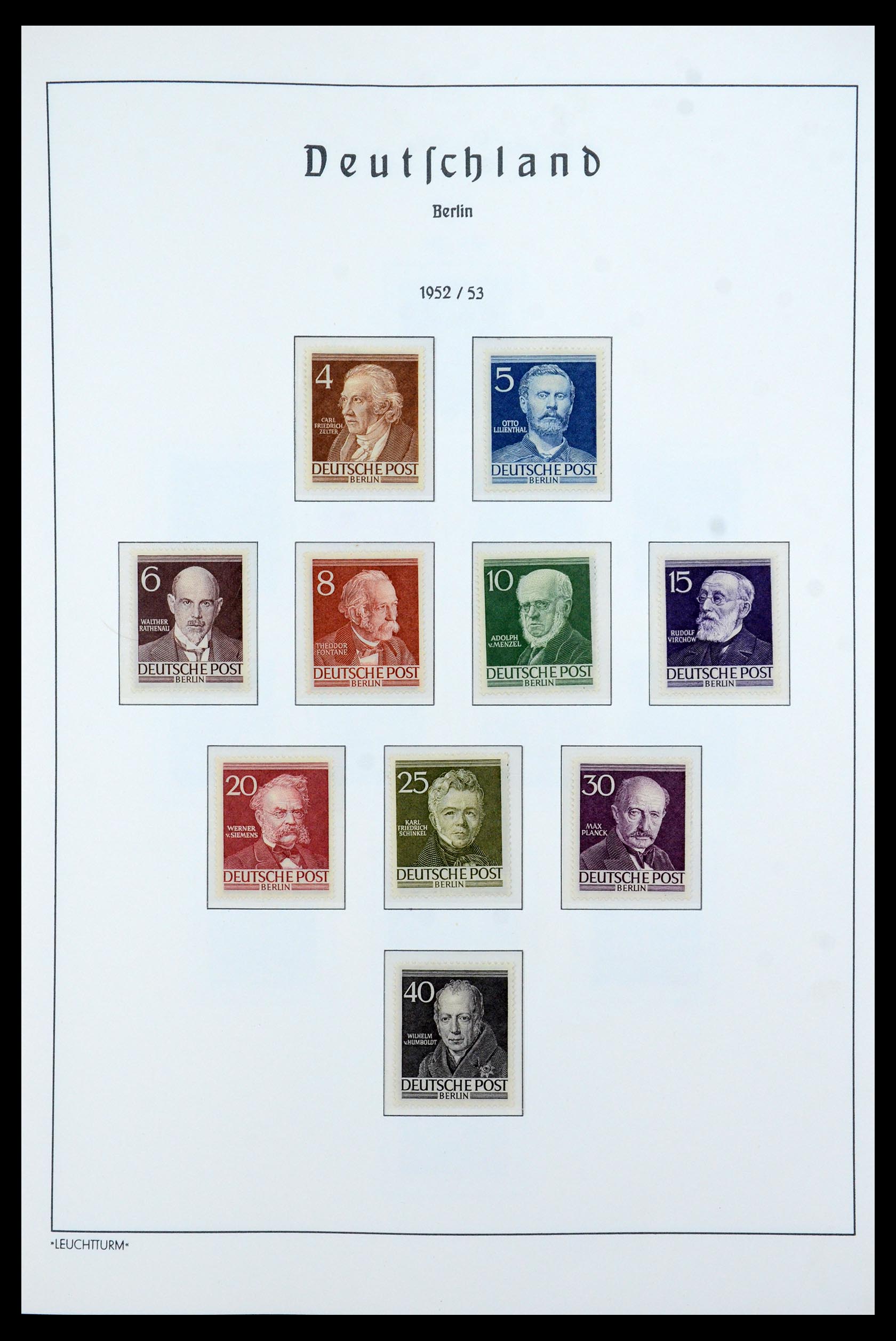 36301 009 - Postzegelverzameling 36301 Berlijn 1948-1990.