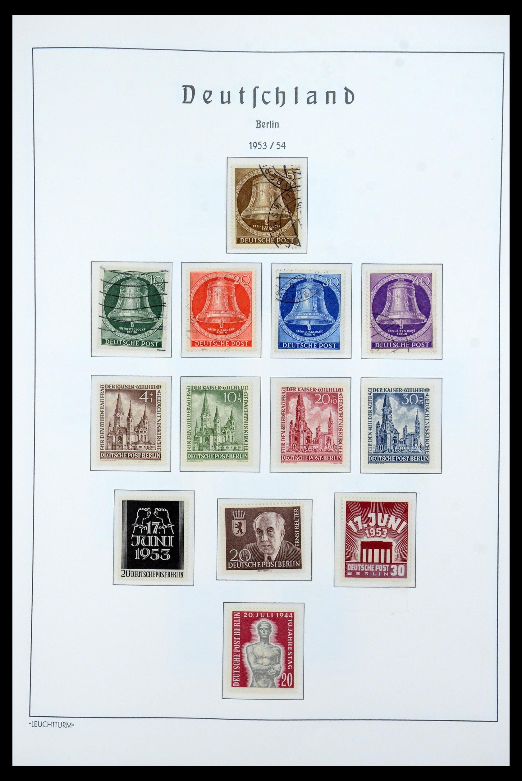 36301 010 - Stamp collection 36301 Berlin 1948-1990.