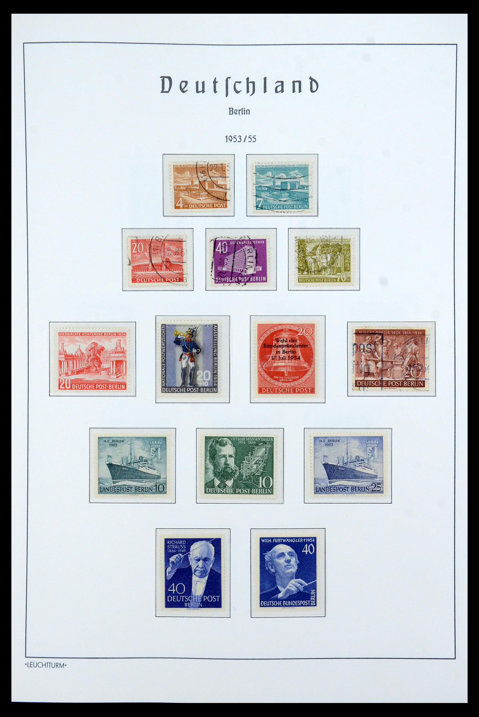 36301 011 - Stamp collection 36301 Berlin 1948-1990.