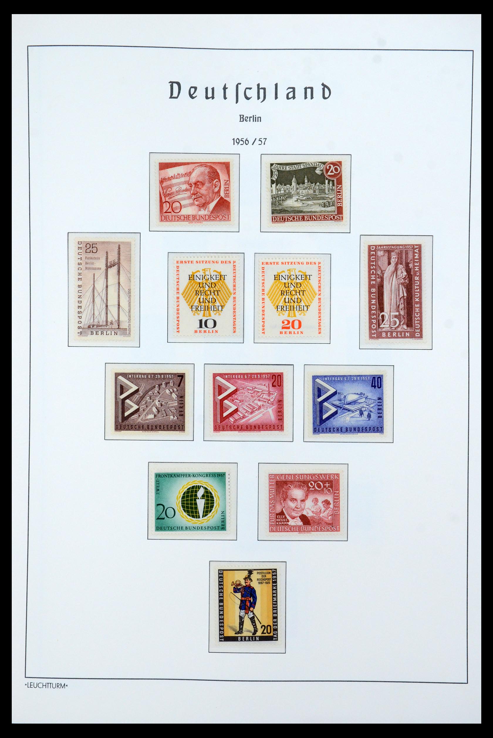 36301 013 - Stamp collection 36301 Berlin 1948-1990.