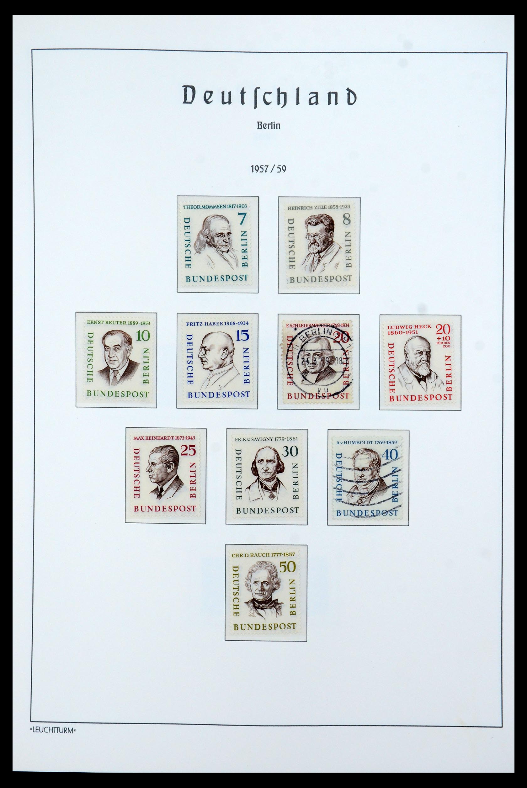 36301 015 - Stamp collection 36301 Berlin 1948-1990.