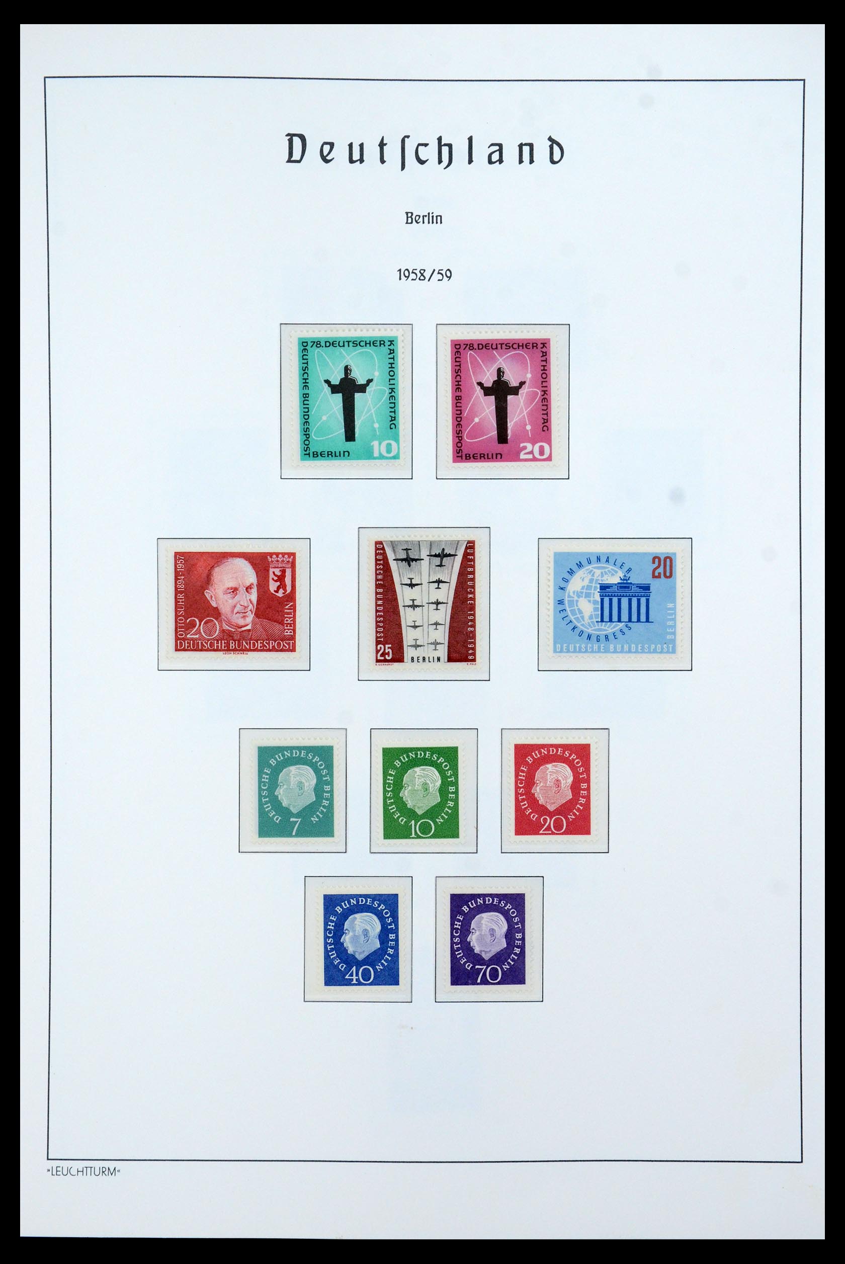 36301 016 - Postzegelverzameling 36301 Berlijn 1948-1990.