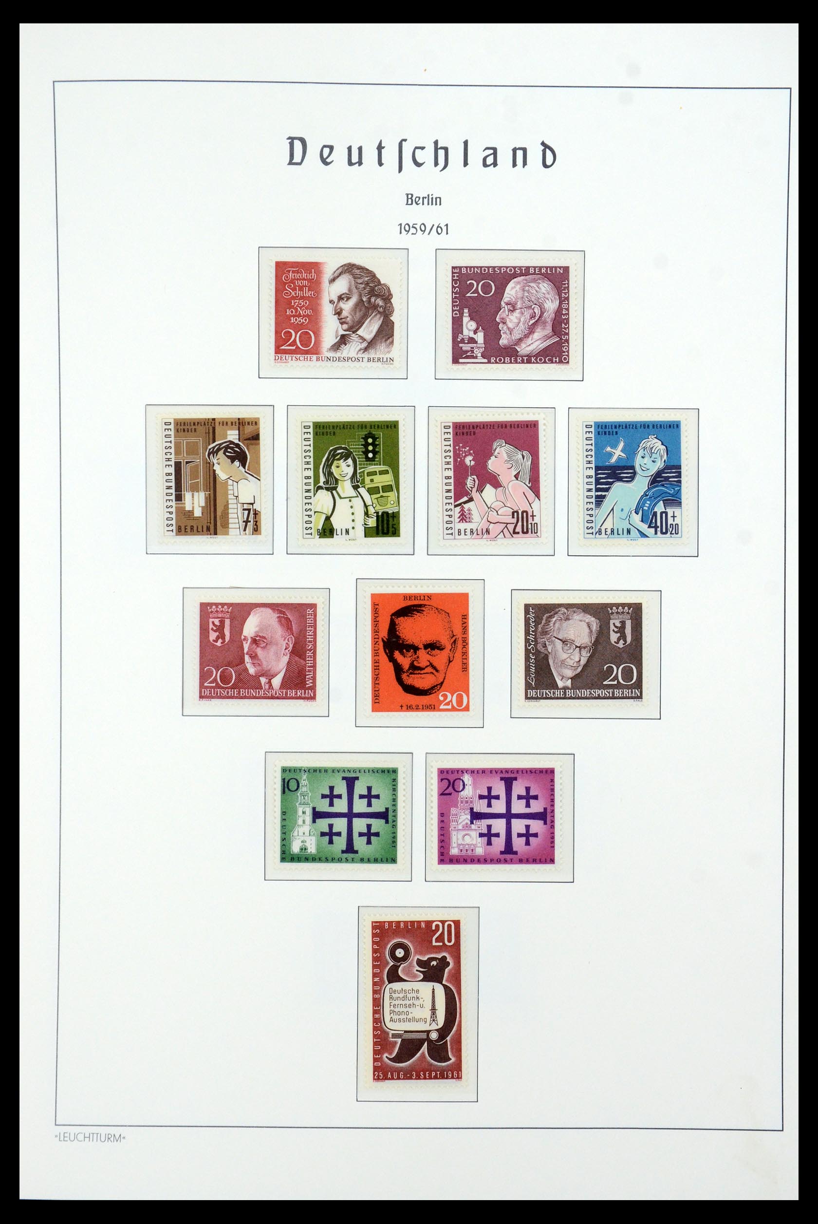 36301 017 - Postzegelverzameling 36301 Berlijn 1948-1990.