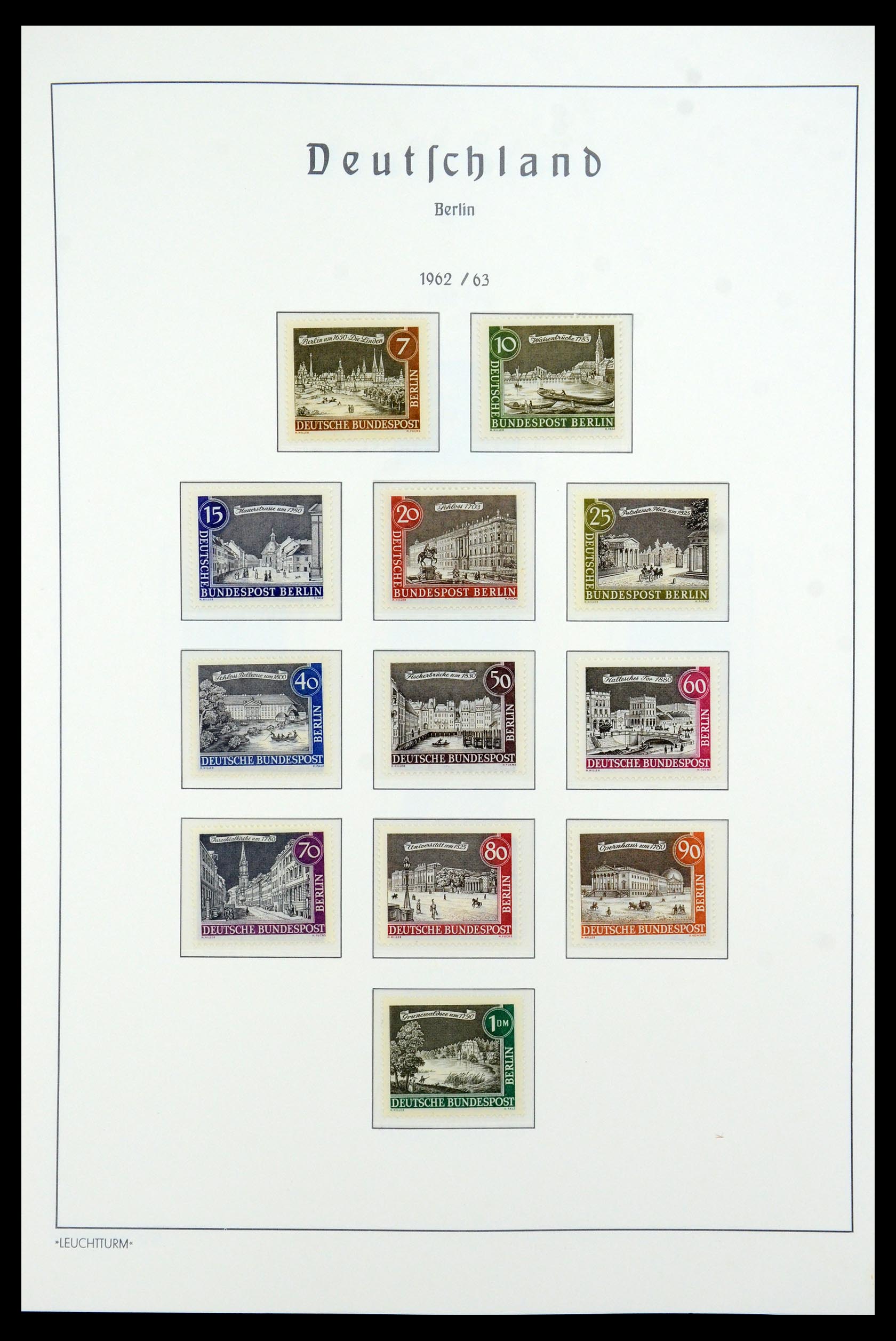 36301 019 - Stamp collection 36301 Berlin 1948-1990.