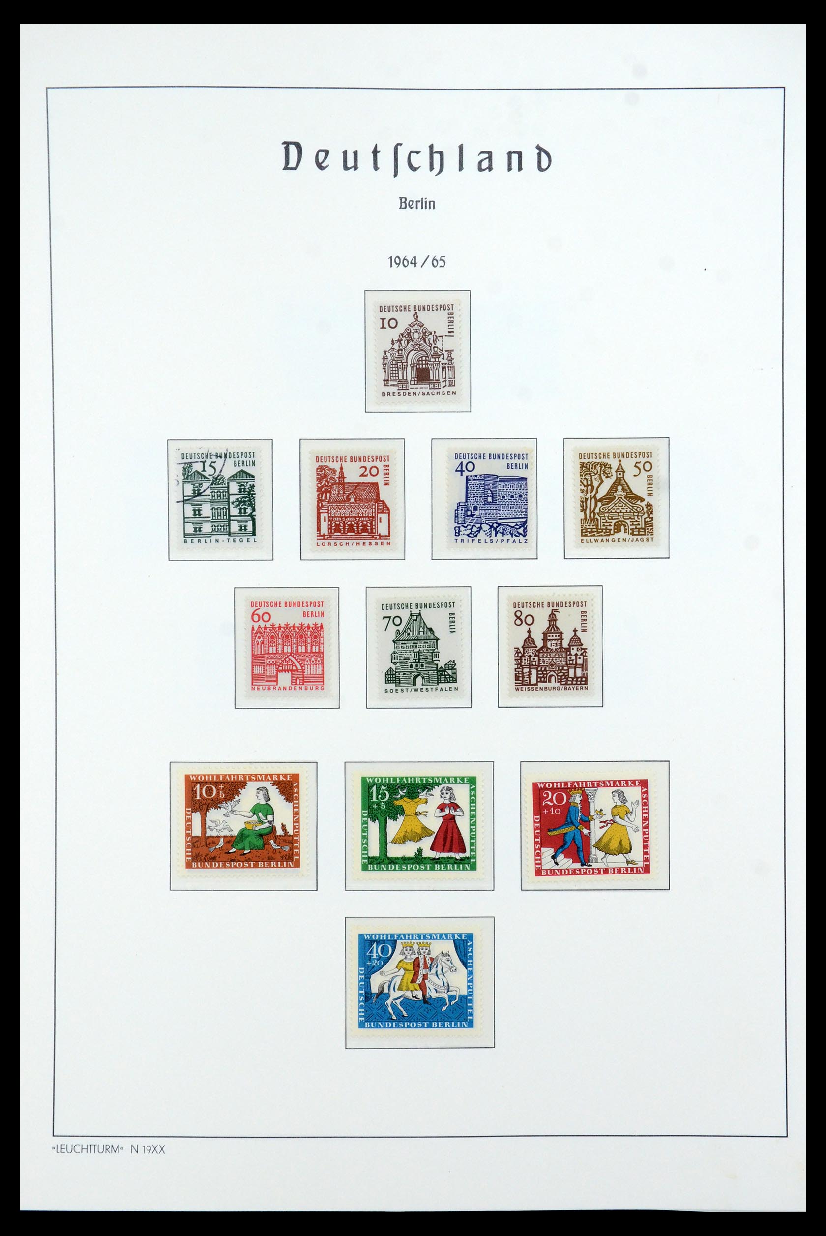 36301 022 - Stamp collection 36301 Berlin 1948-1990.