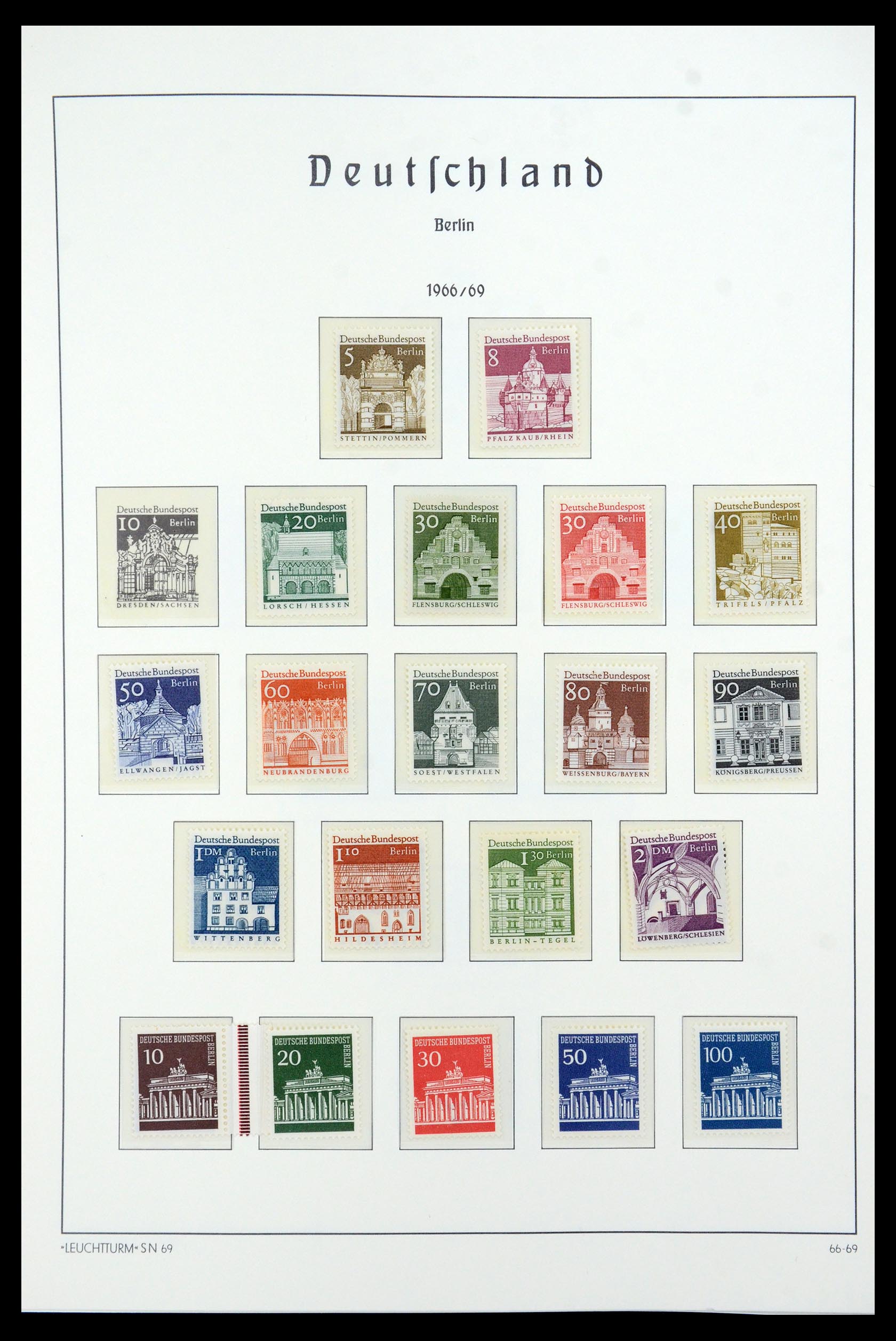 36301 024 - Stamp collection 36301 Berlin 1948-1990.