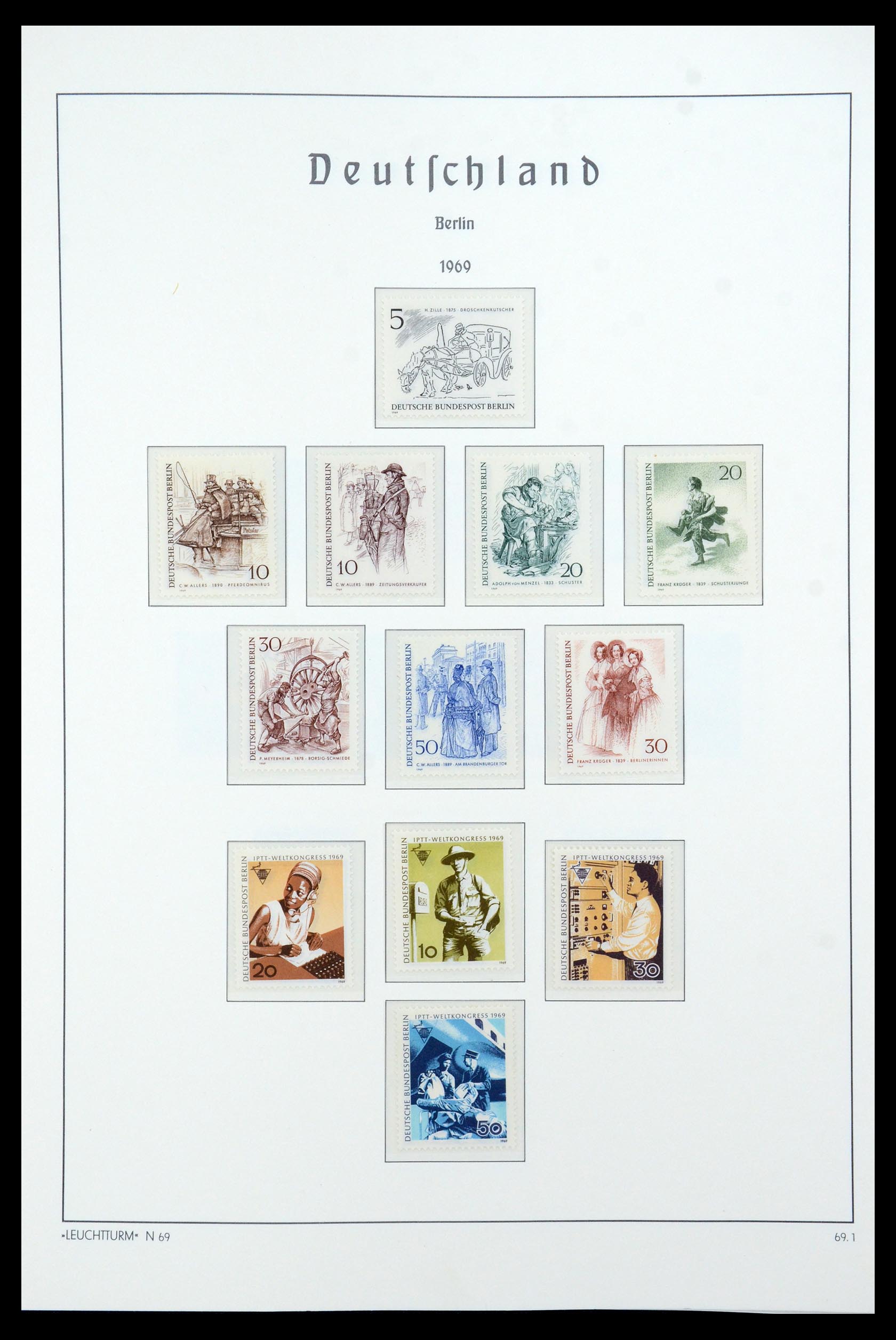 36301 029 - Postzegelverzameling 36301 Berlijn 1948-1990.