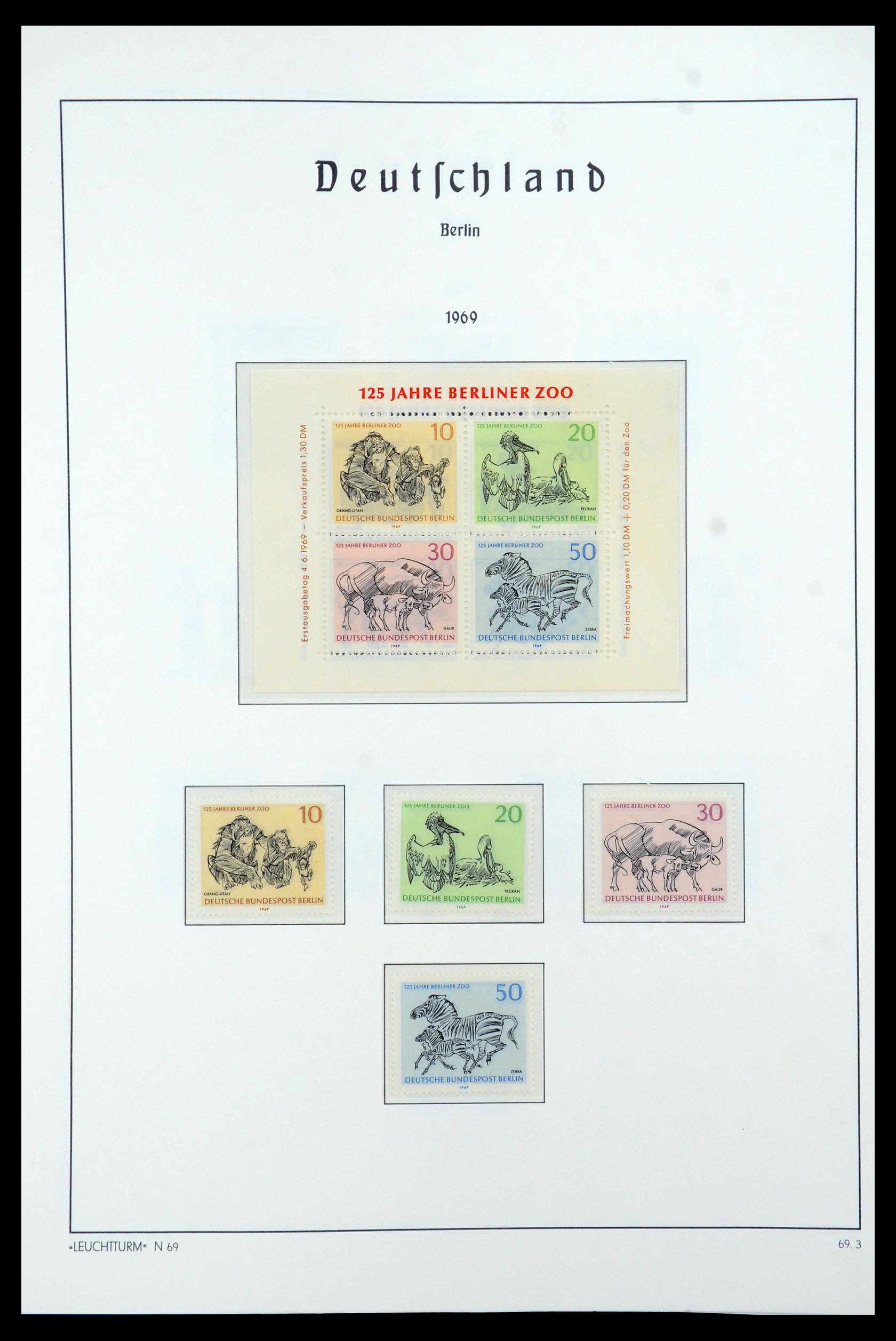 36301 031 - Postzegelverzameling 36301 Berlijn 1948-1990.