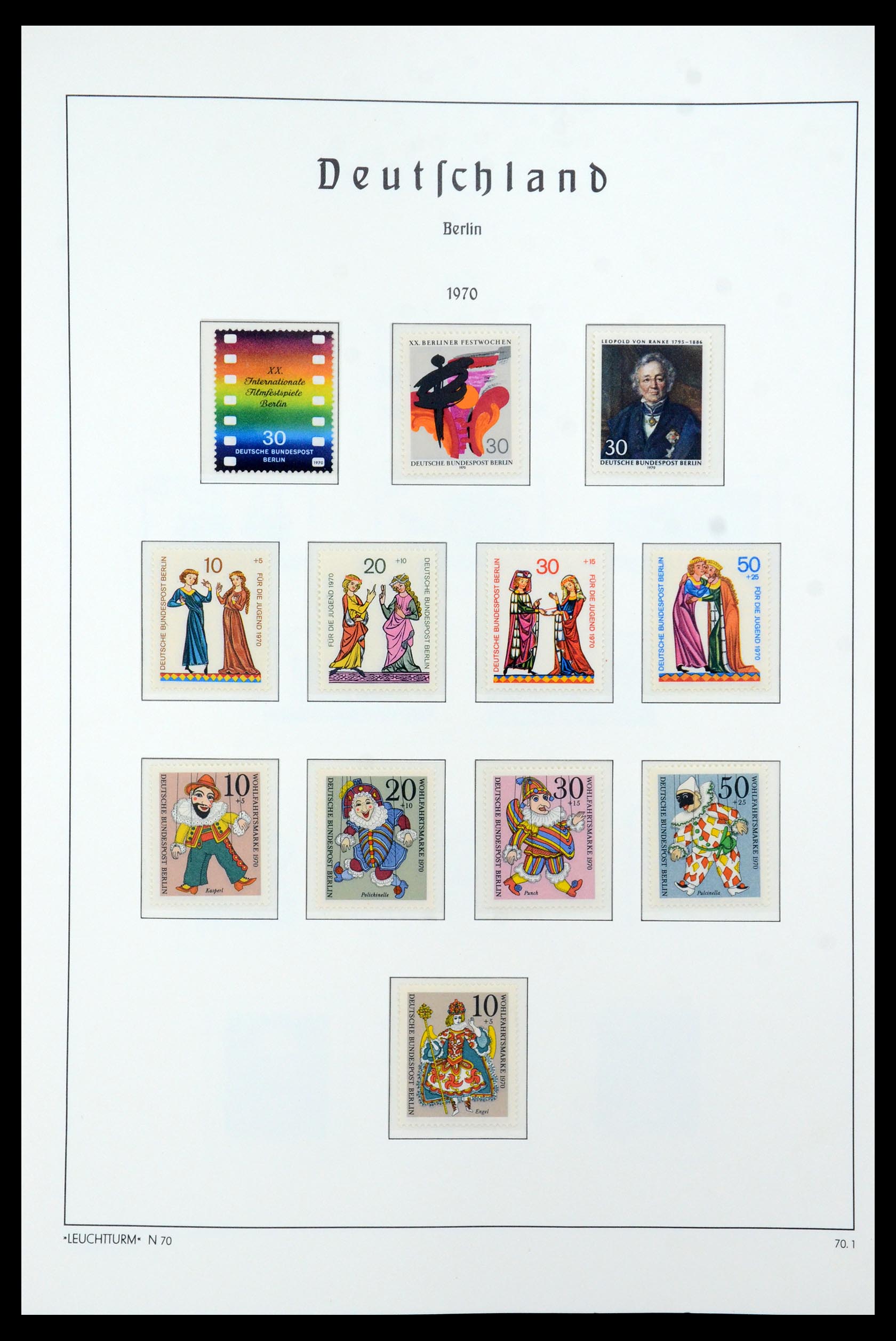 36301 032 - Postzegelverzameling 36301 Berlijn 1948-1990.