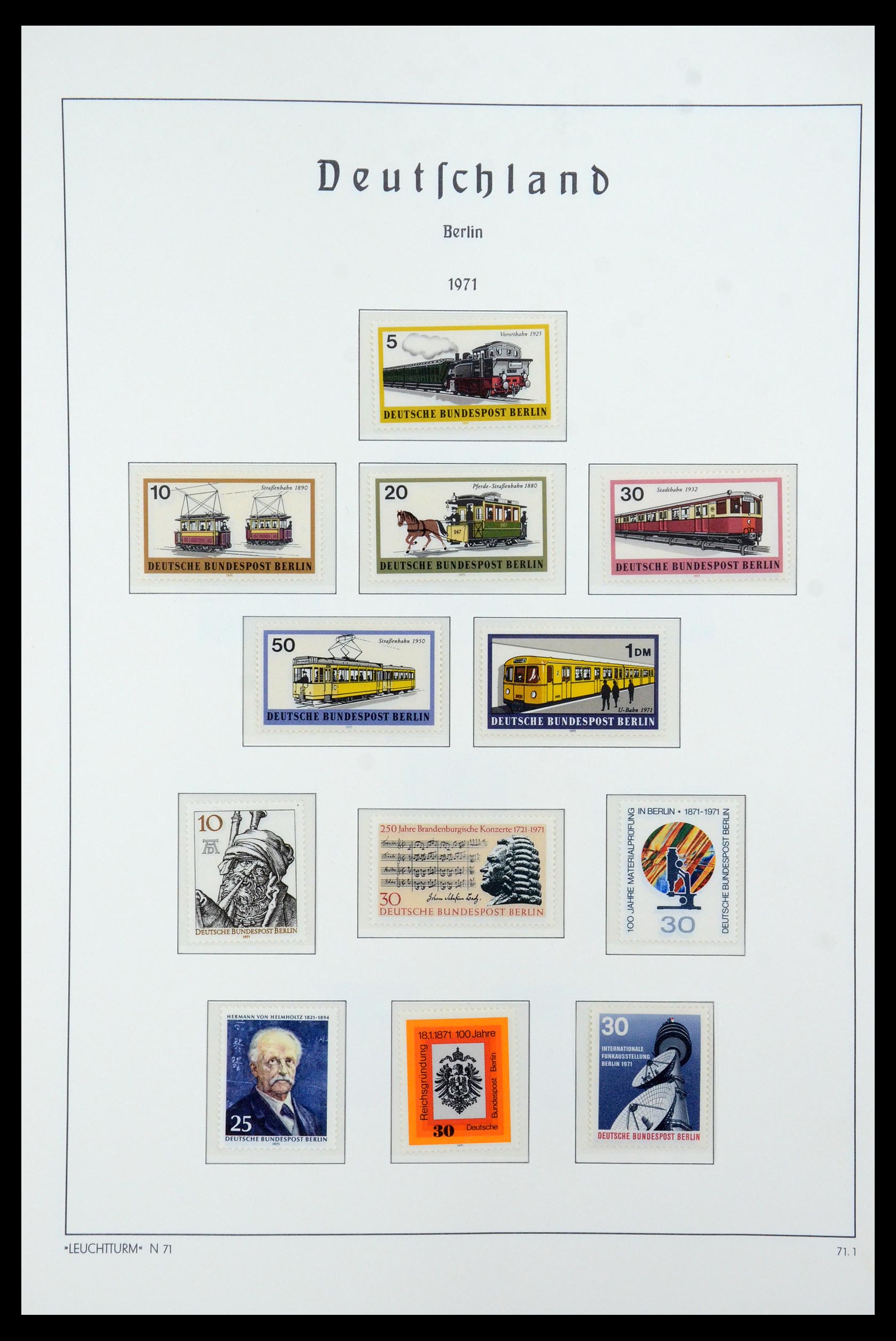 36301 033 - Postzegelverzameling 36301 Berlijn 1948-1990.