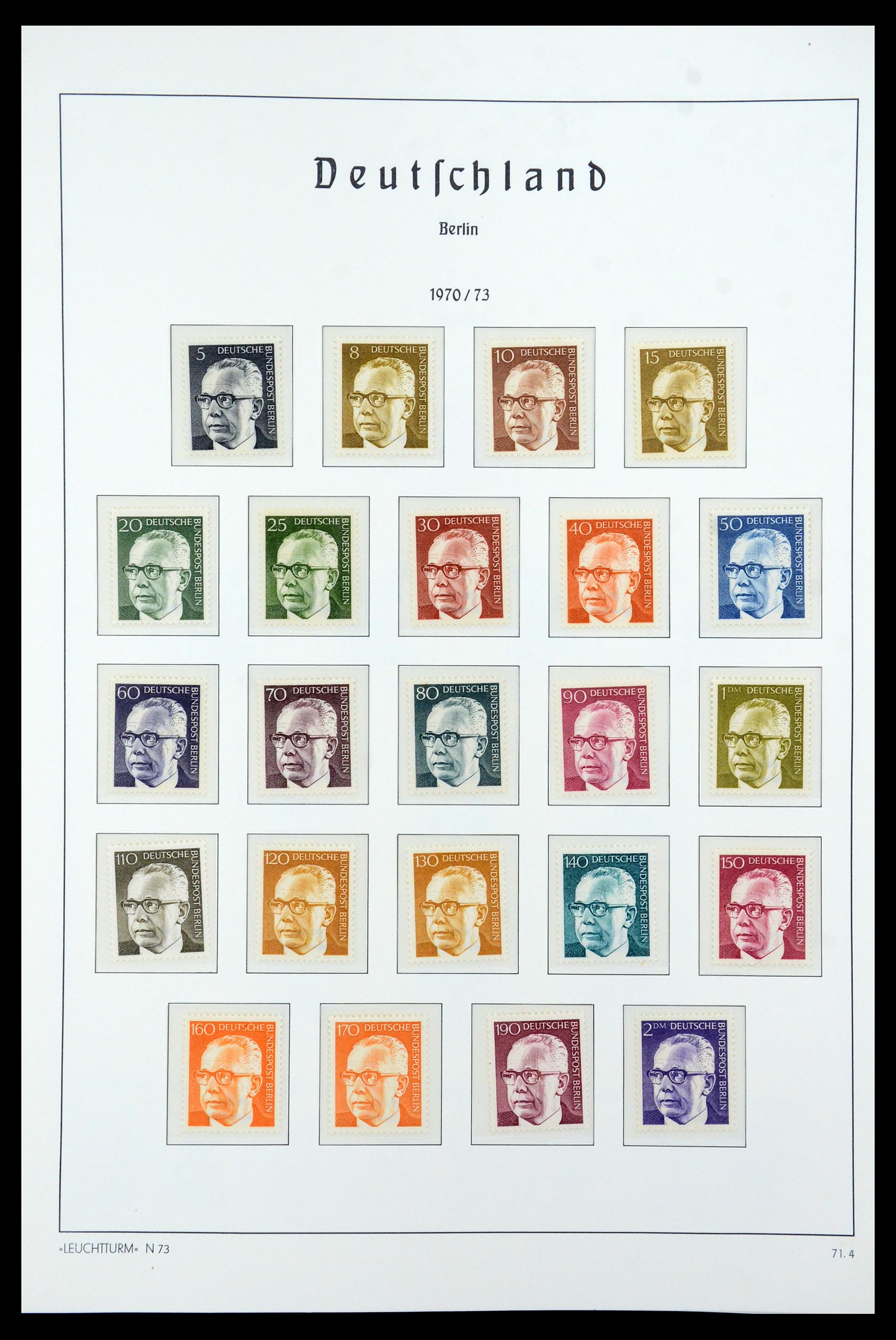 36301 036 - Postzegelverzameling 36301 Berlijn 1948-1990.
